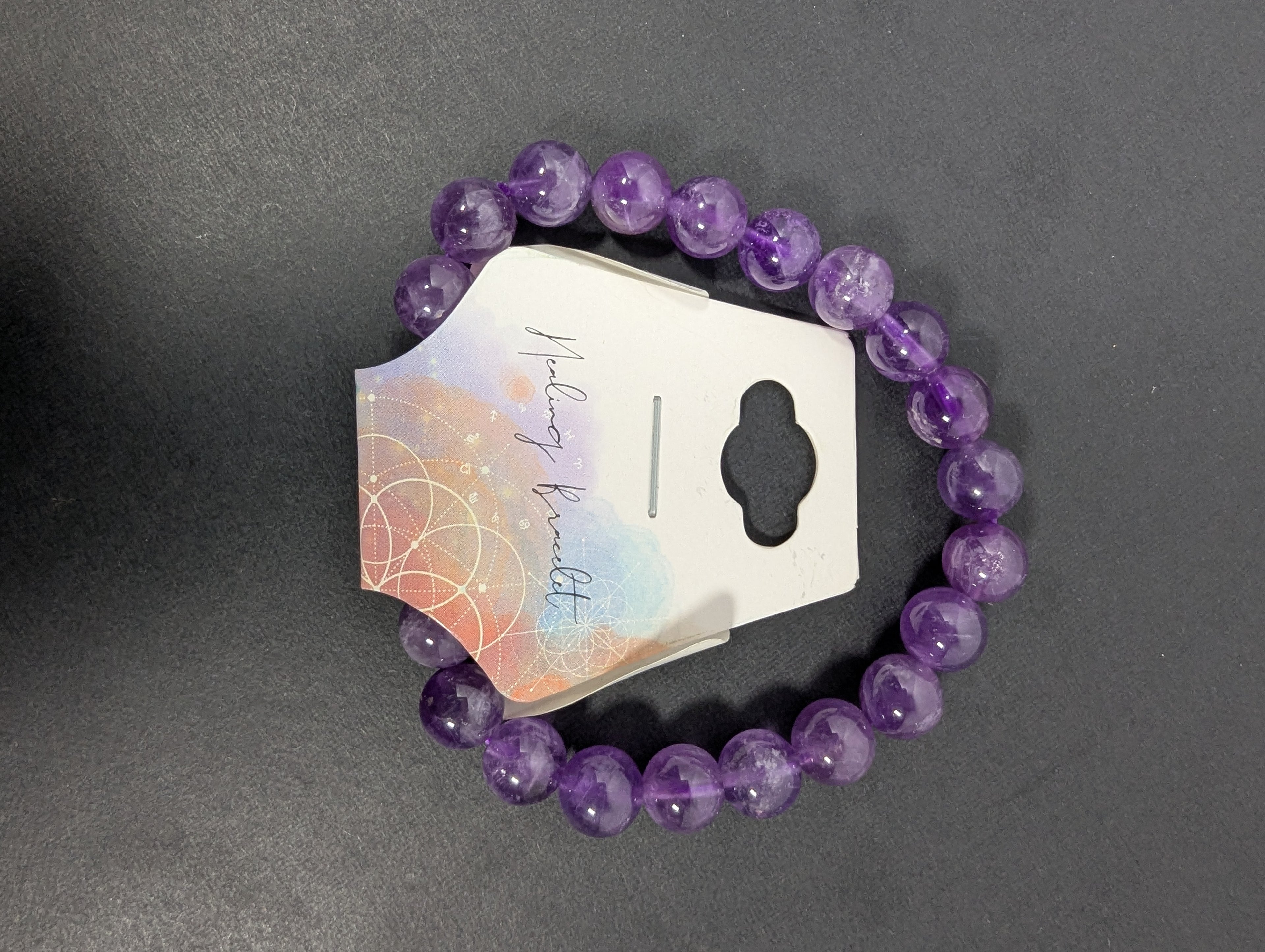 Amethyst Bead Bracelet