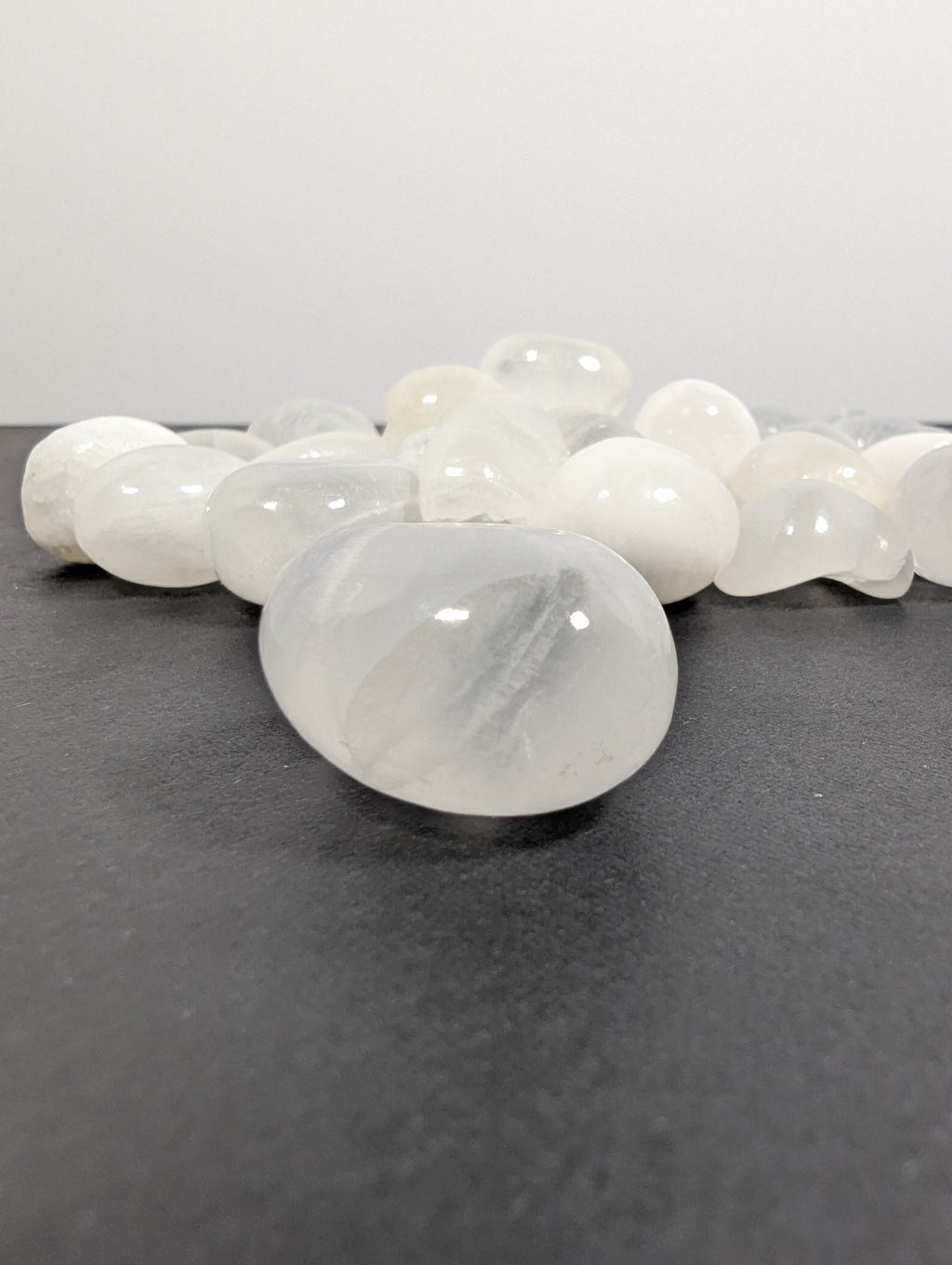 White Aragonite Tumbled Stone