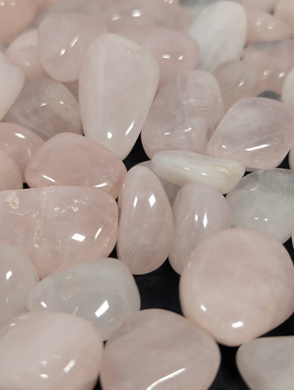 Rose Quartz Tumbled Stone — A Quality Brazil