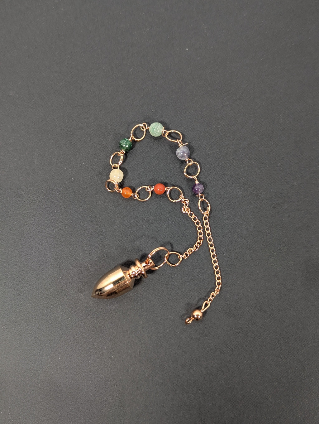 Mystery Chakra Copper Pendulum