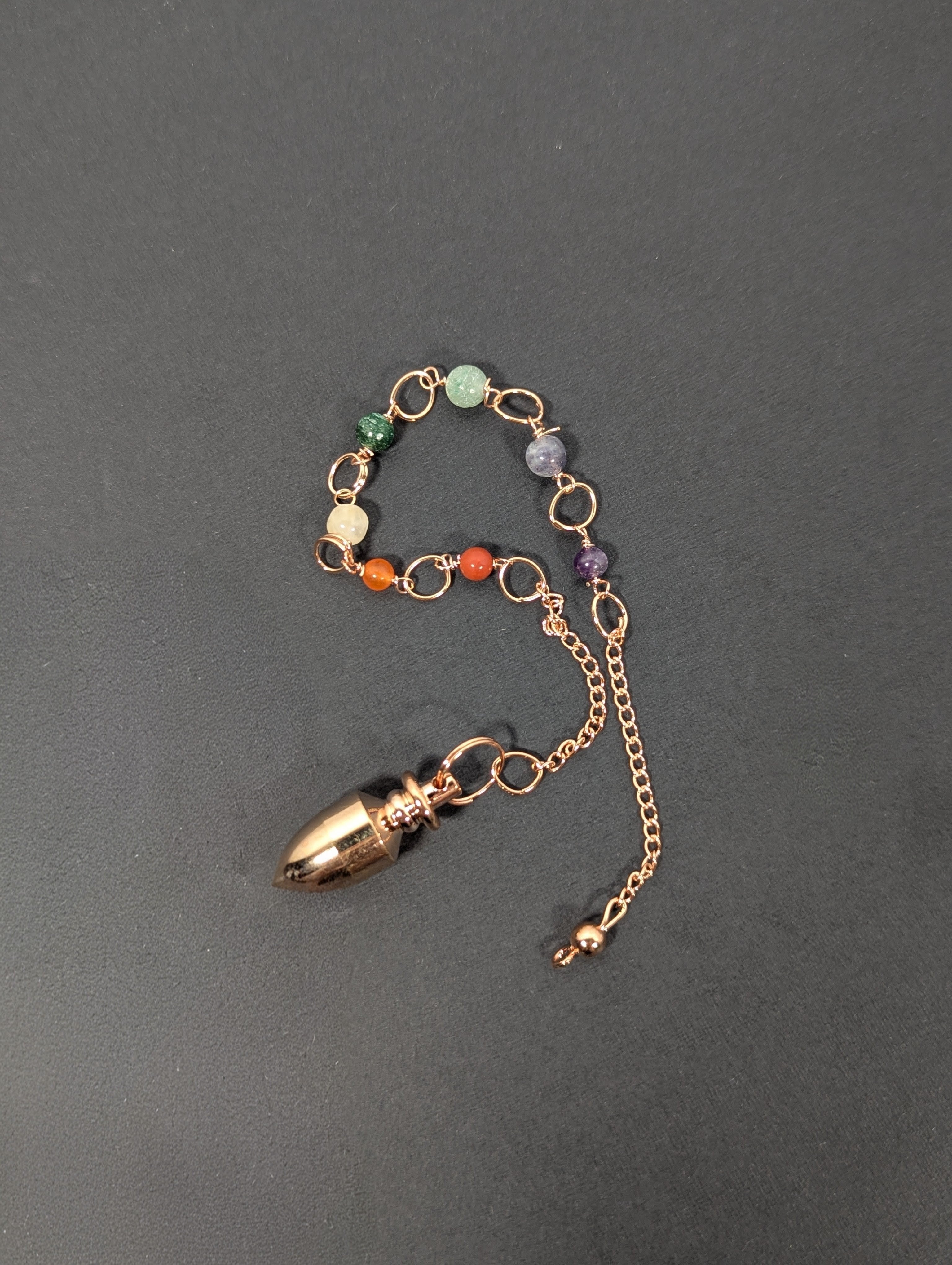 Mystery Chakra Copper Pendulum