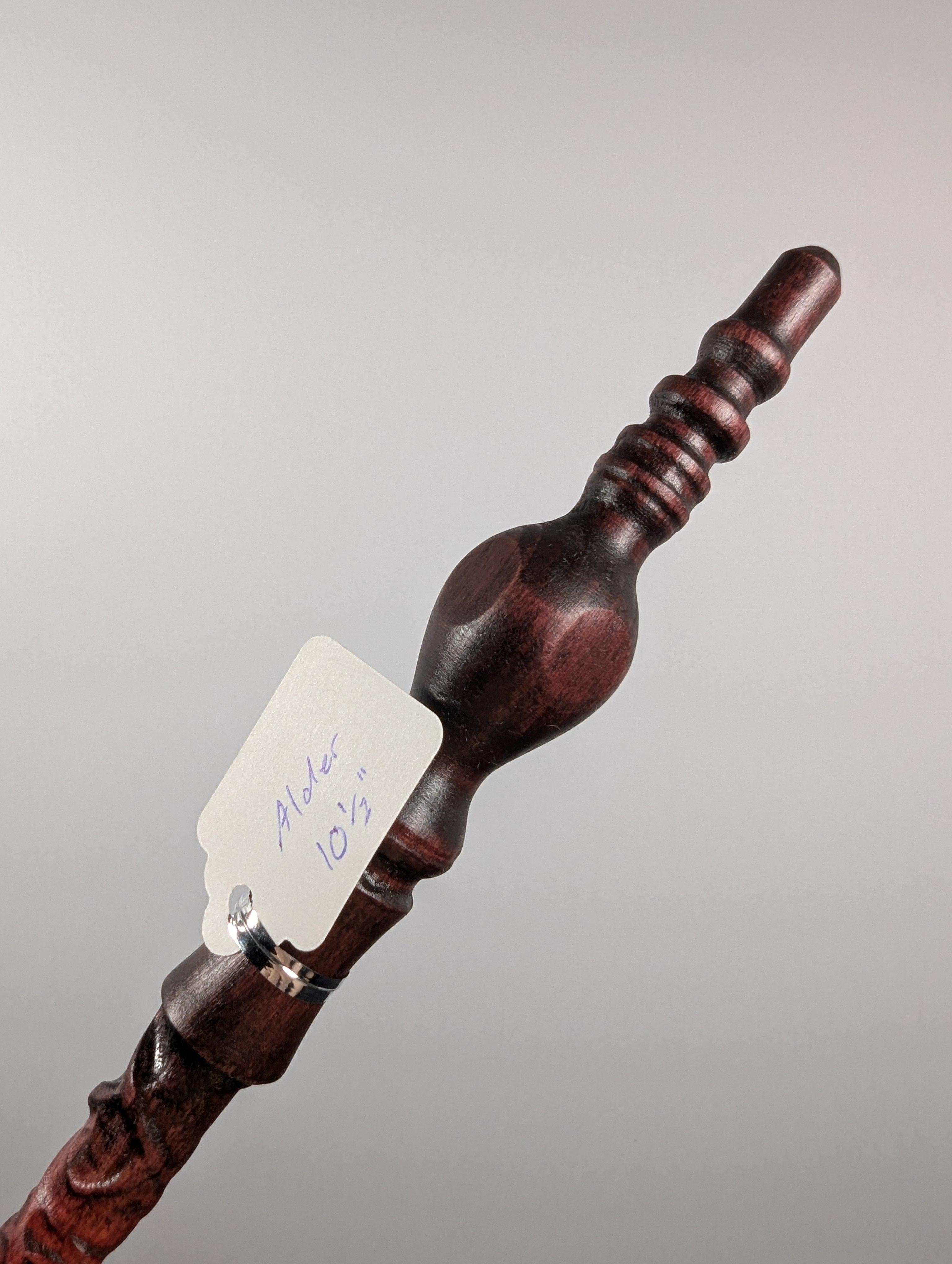 Crimson Thorn Alder Handcrafted Decorative Wand