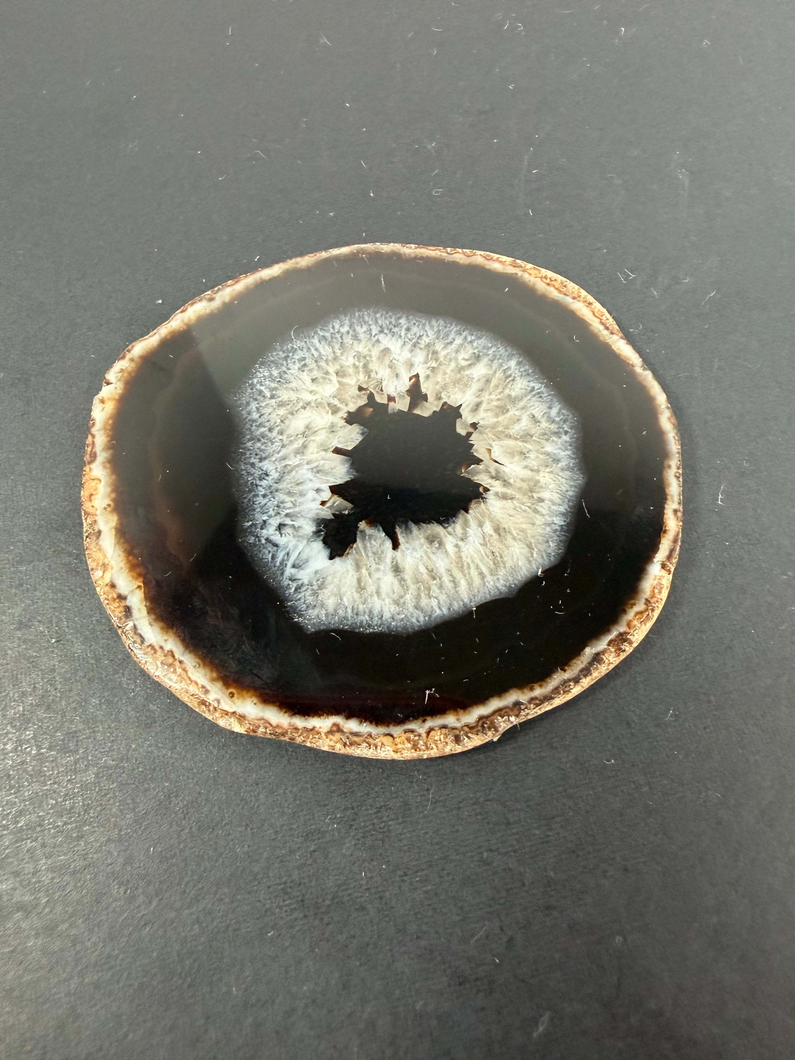 Black Eye Agate Slice