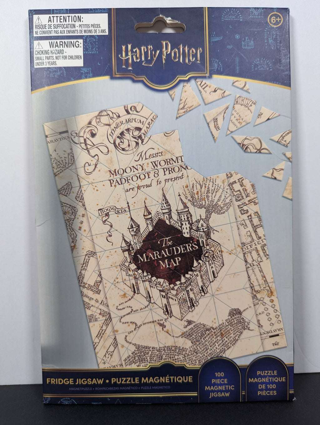 Harry Potter The Marauder’s Map Magnetic Fridge Jigsaw Puzzle - 100 Pieces