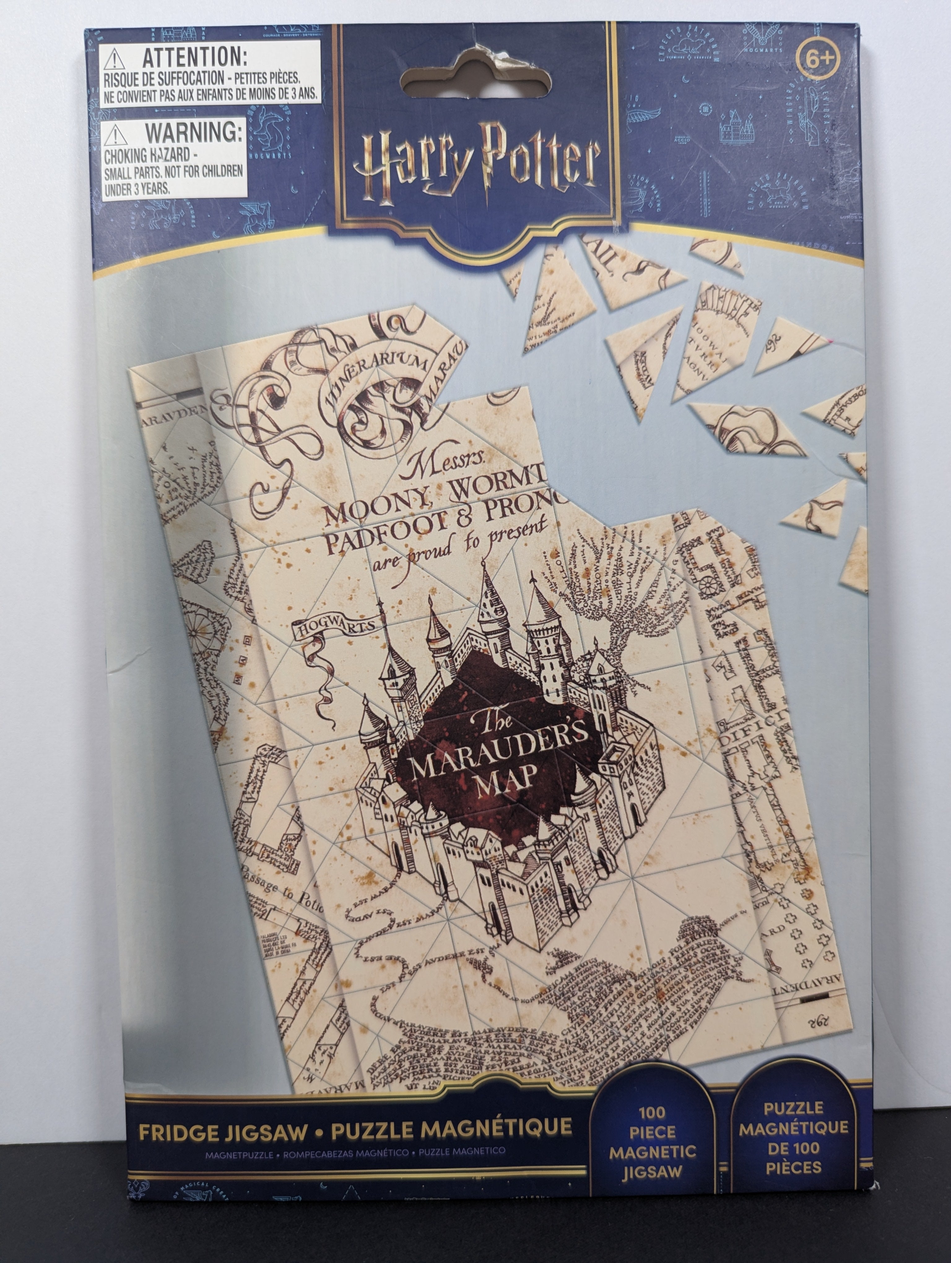 Harry Potter The Marauder’s Map Magnetic Fridge Jigsaw Puzzle - 100 Pieces