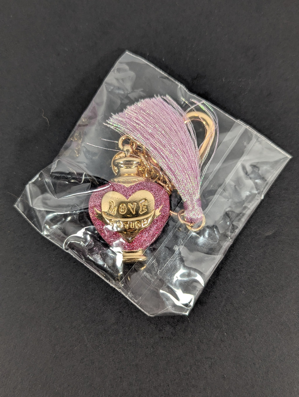 Official Harry Potter Love Potion Heart Tassel Keychain
