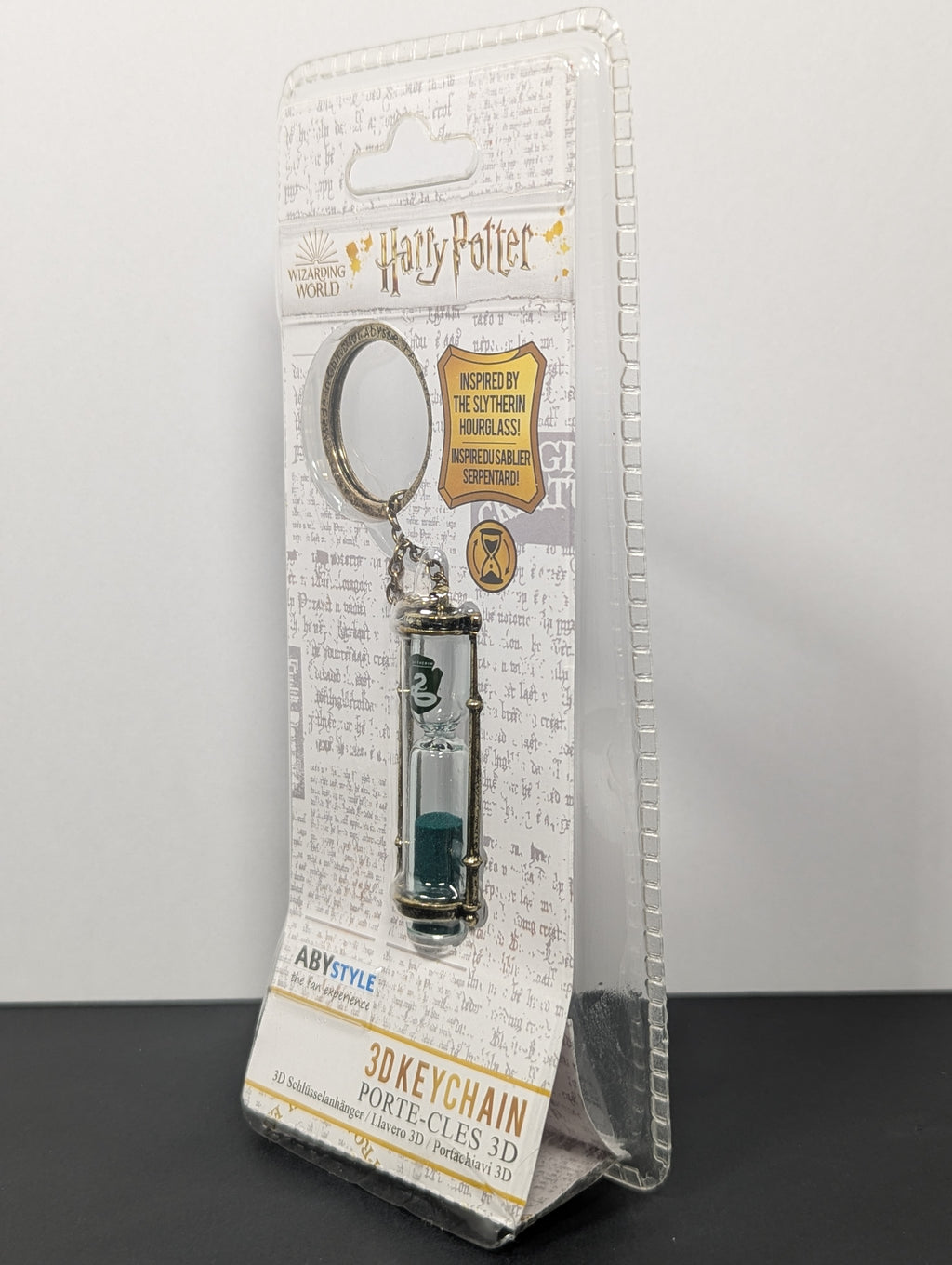 Harry Potter Slytherin Hourglass 3D Keychain