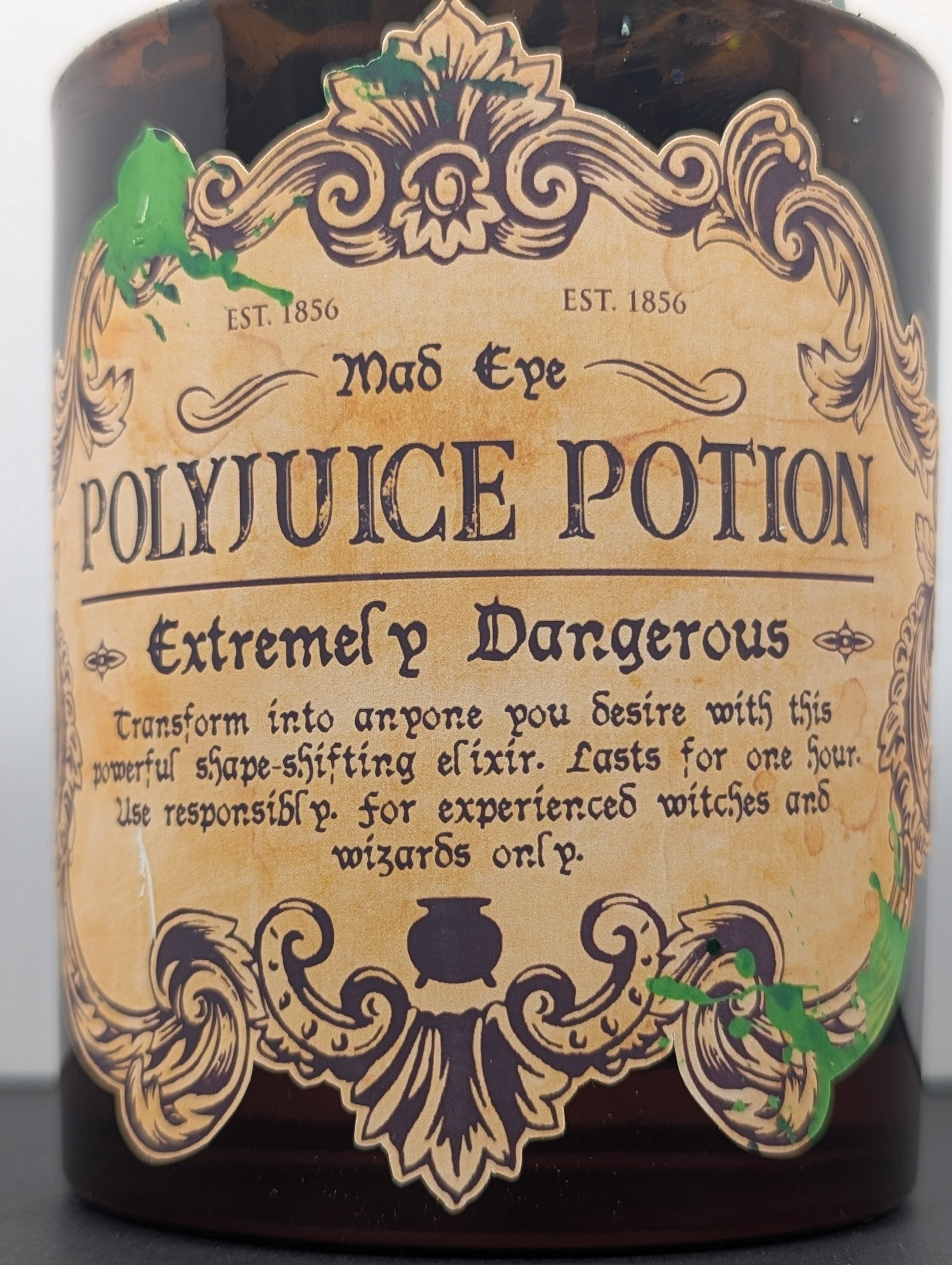 Handmade Shape-Shifter Potion Decorative Candle