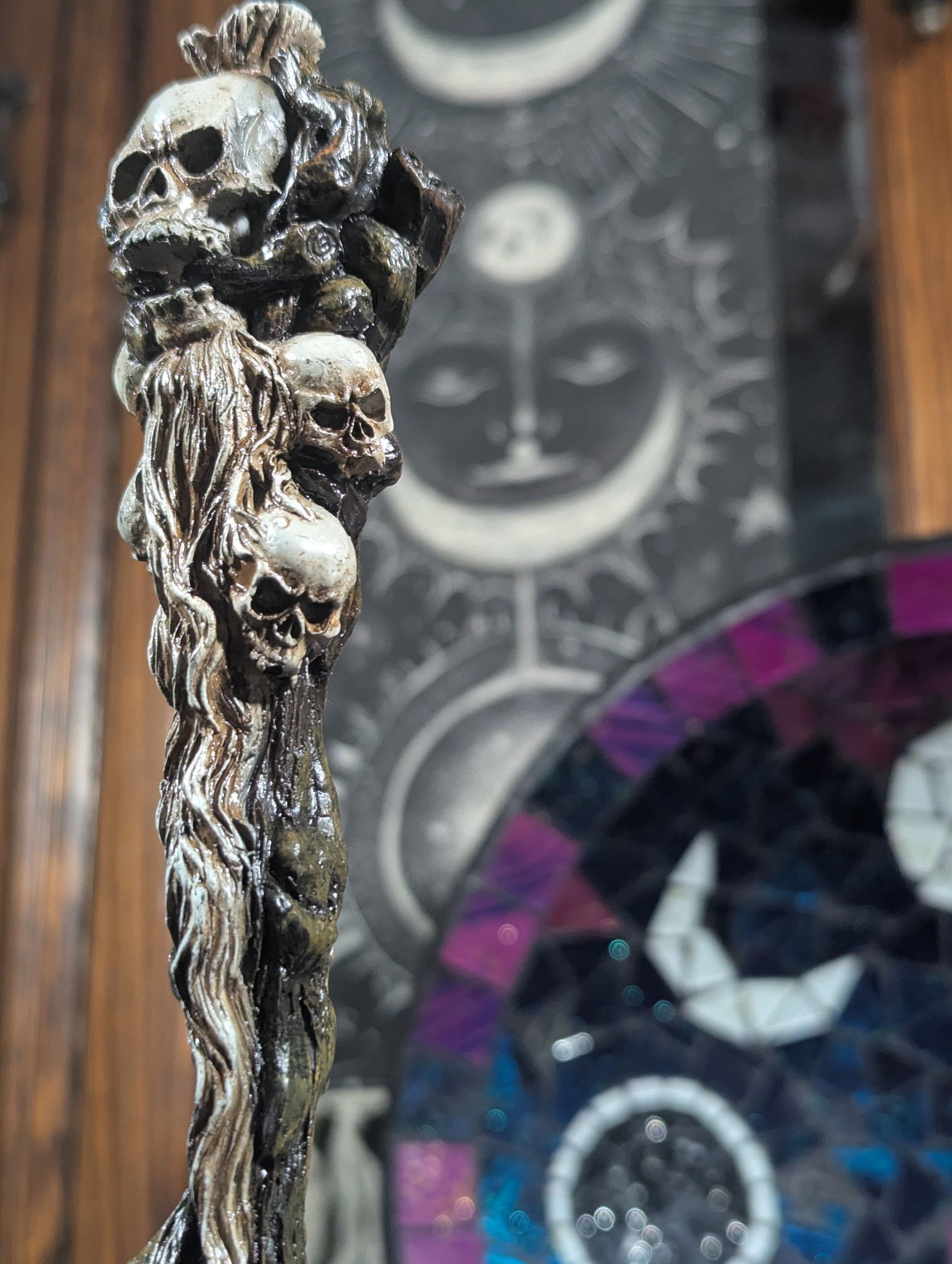 Premium Skull Relic Decorative Wand