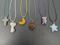 Assorted Quartz & Gemstone Pendant Necklace