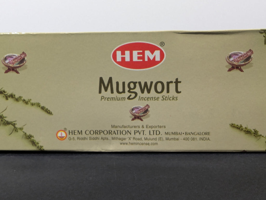 HEM Mugwort Premium Incense Sticks – Hexagonal Pack (20g)