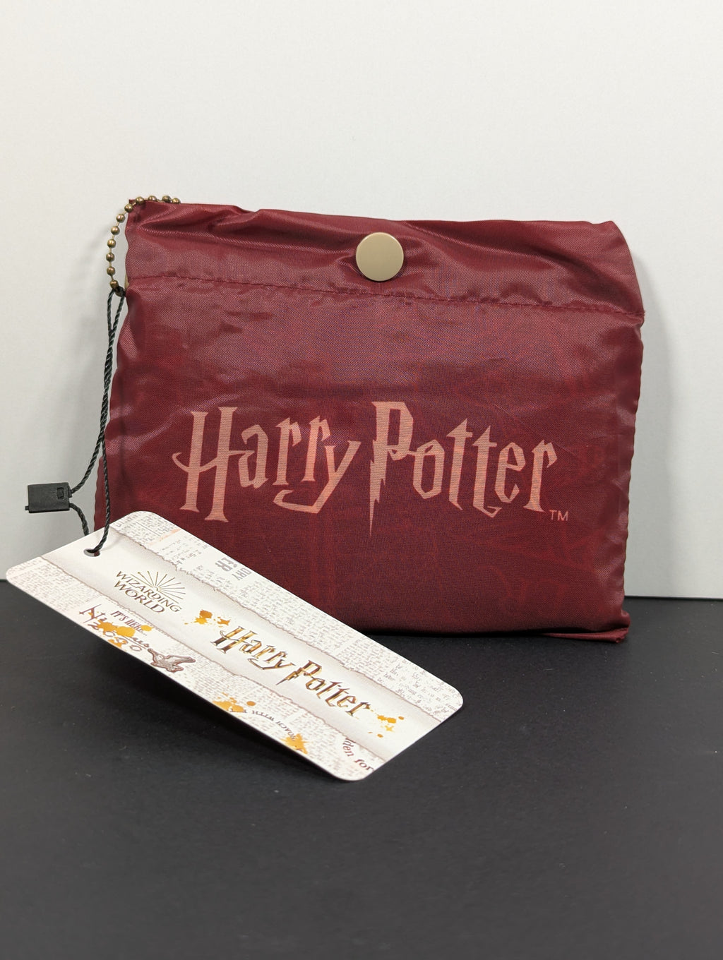 Official Harry Potter Deathly Hallows Foldable Tote Bag