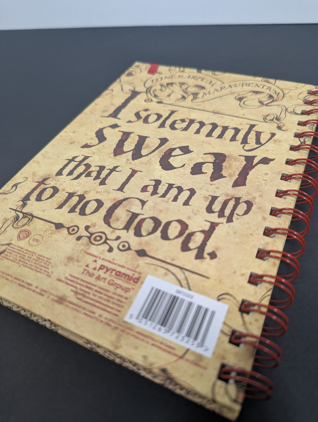 Harry Potter Marauder’s Map Spiral Notebook