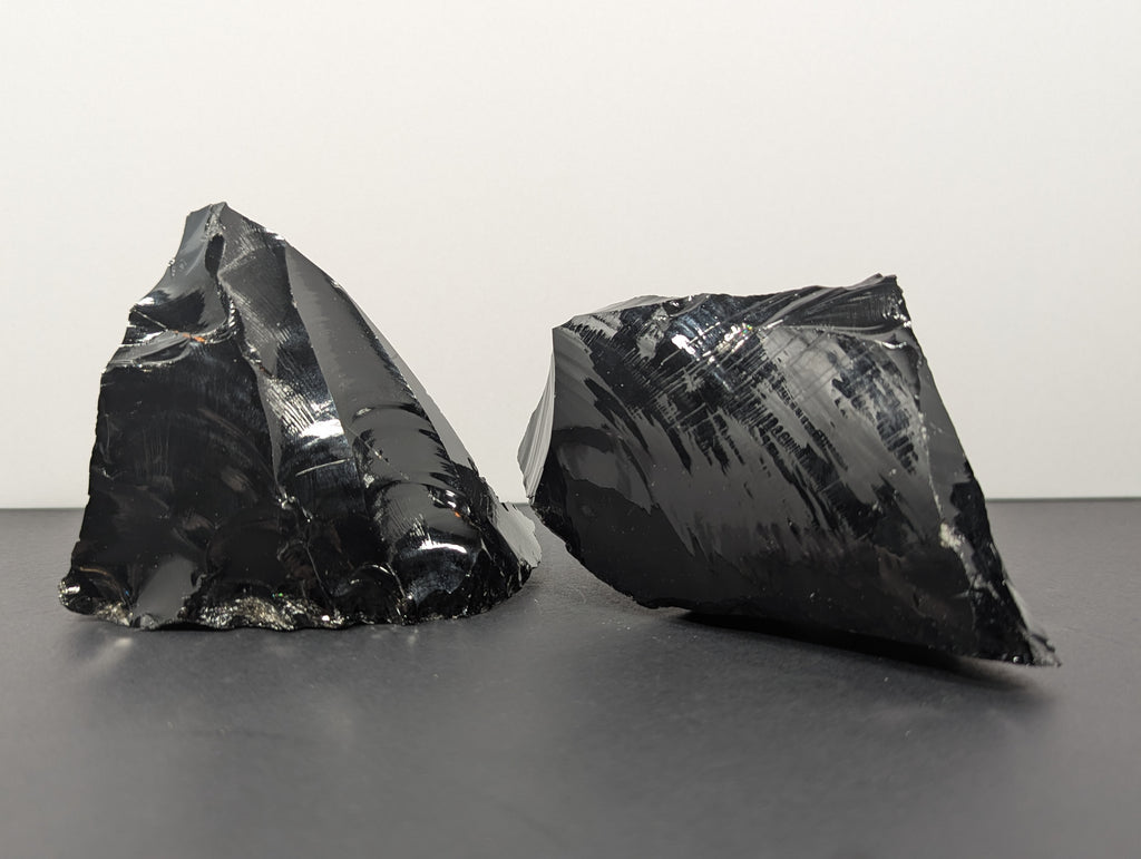 Raw Black Obsidian Display Chunk