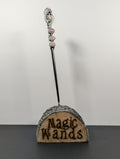 Deluxe Raven & Rose Quartz Decorative Wand