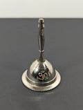 Silver OM Altar Bell – Witchy Ritual Bell