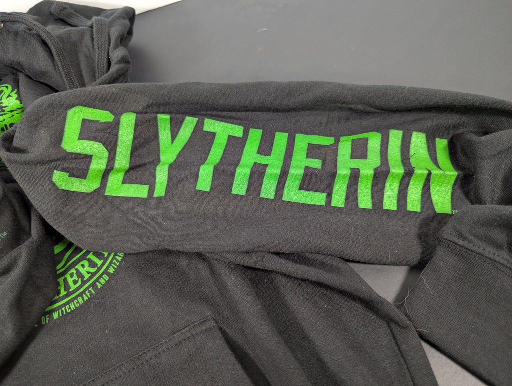Harry Potter Black Slytherin Hoodie - Adult Small