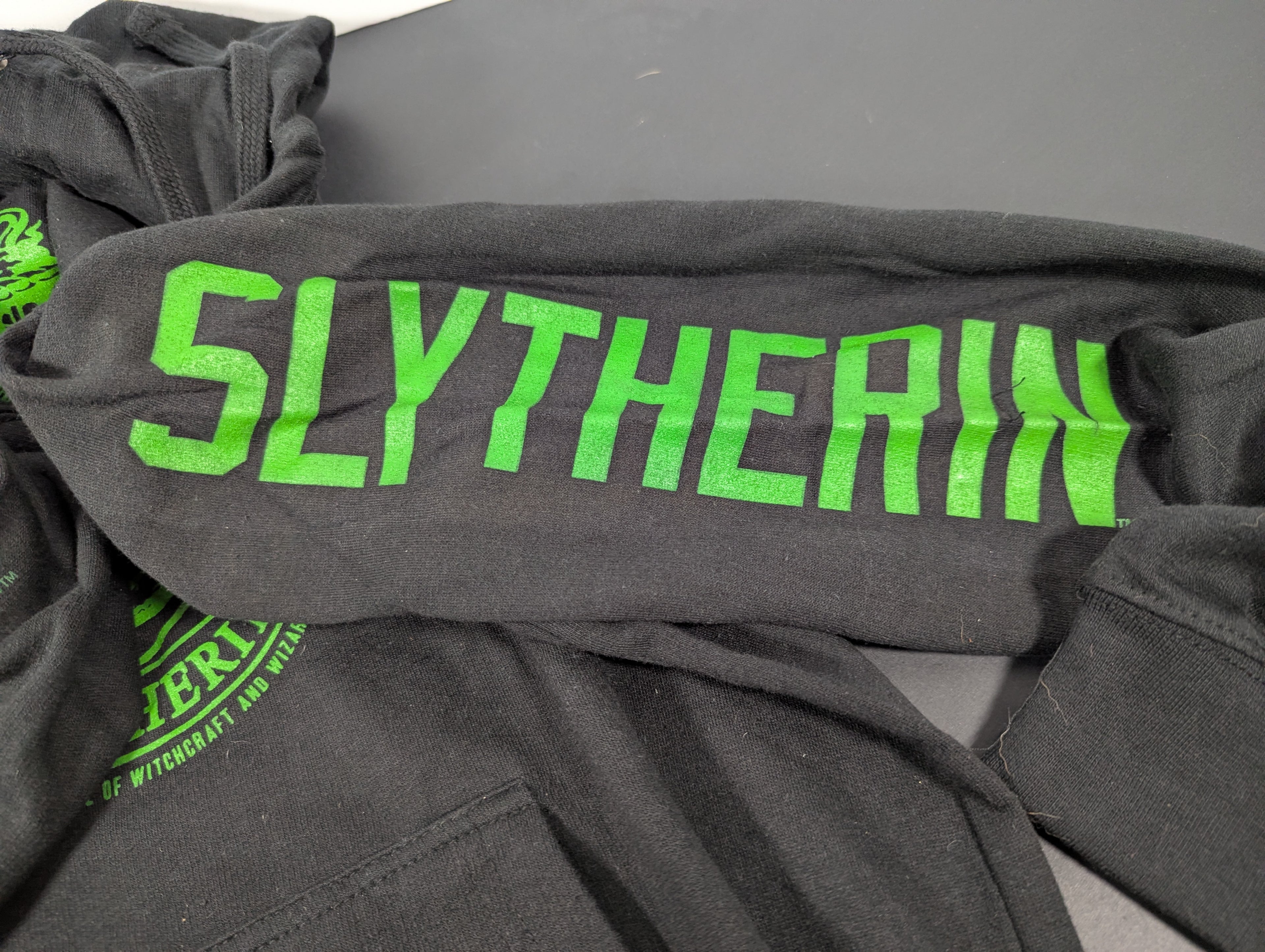 Harry Potter Black Slytherin Hoodie - Adult Small