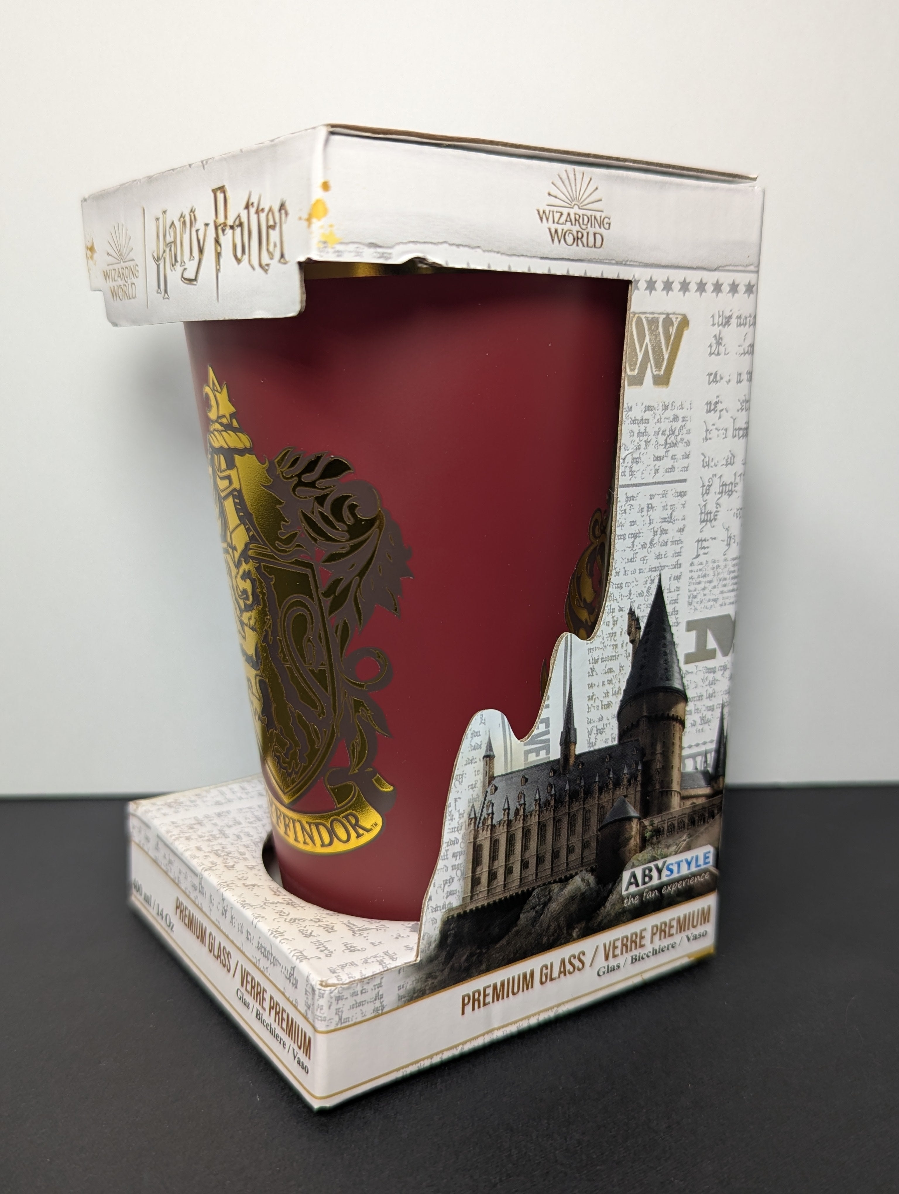 Harry Potter Gryffindor Premium Glass Tumbler