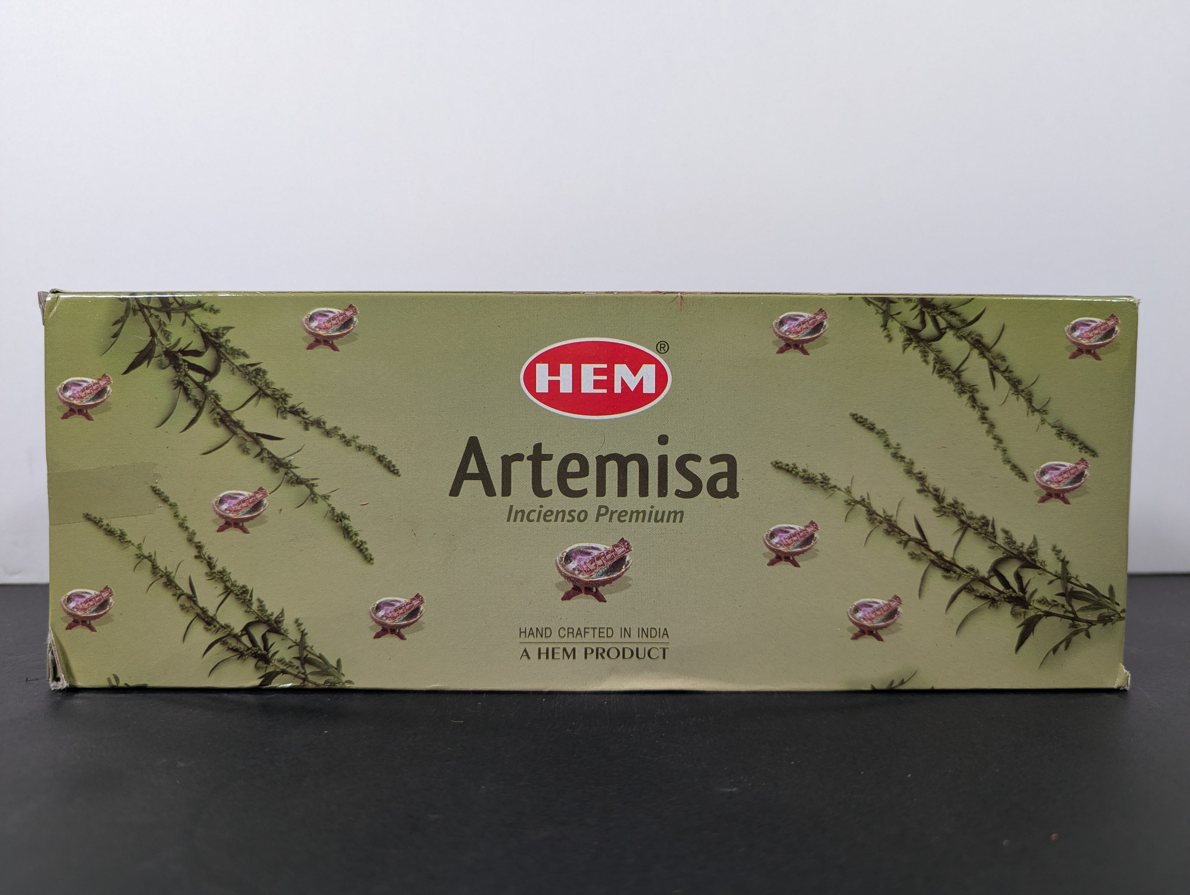 HEM Mugwort Premium Incense Sticks – Hexagonal Pack (20g)