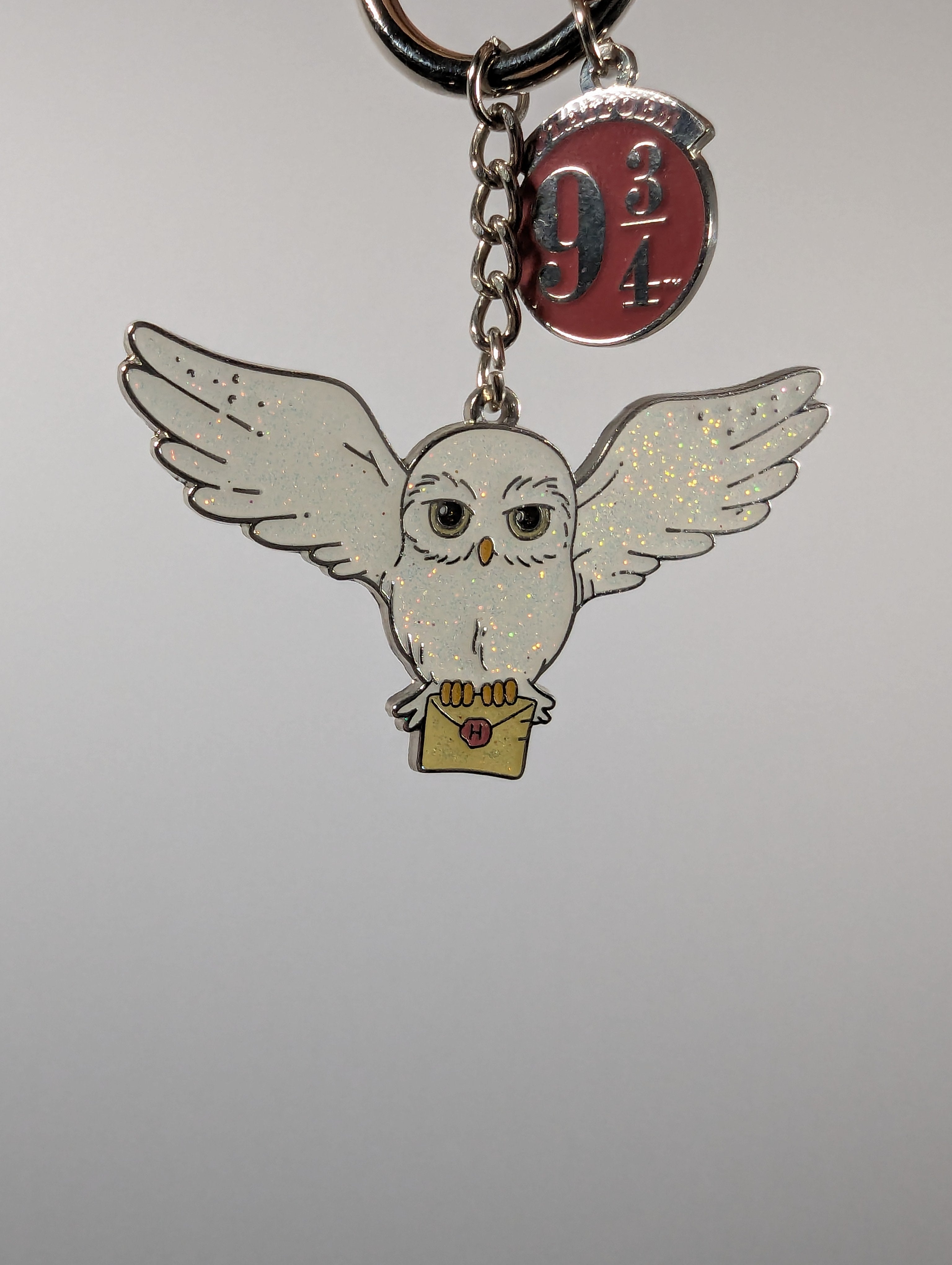 Harry Potter Hedwig 9 3/4 Letter Keychain