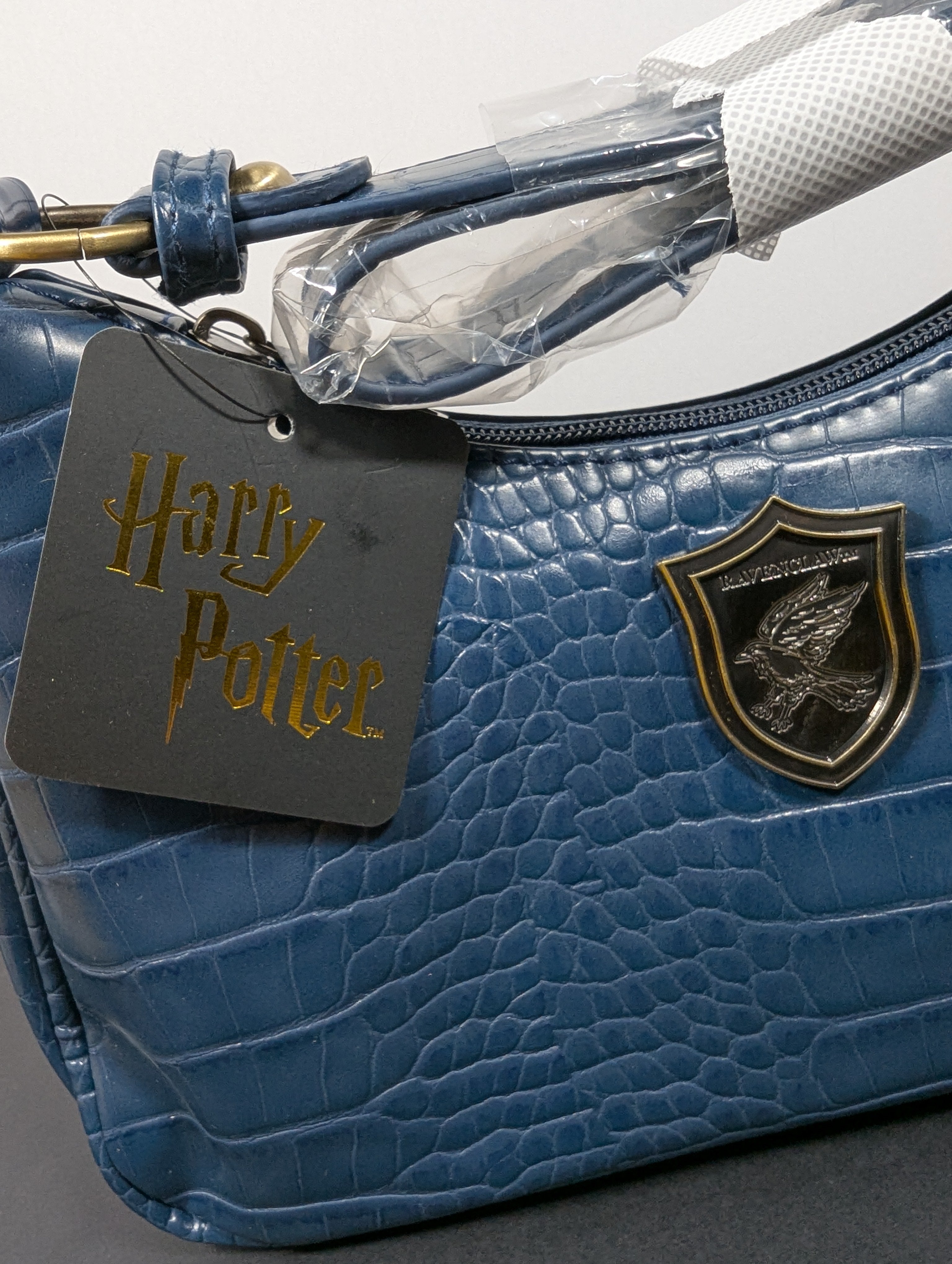 Harry Potter Ravenclaw Blue Croc-Style Purse