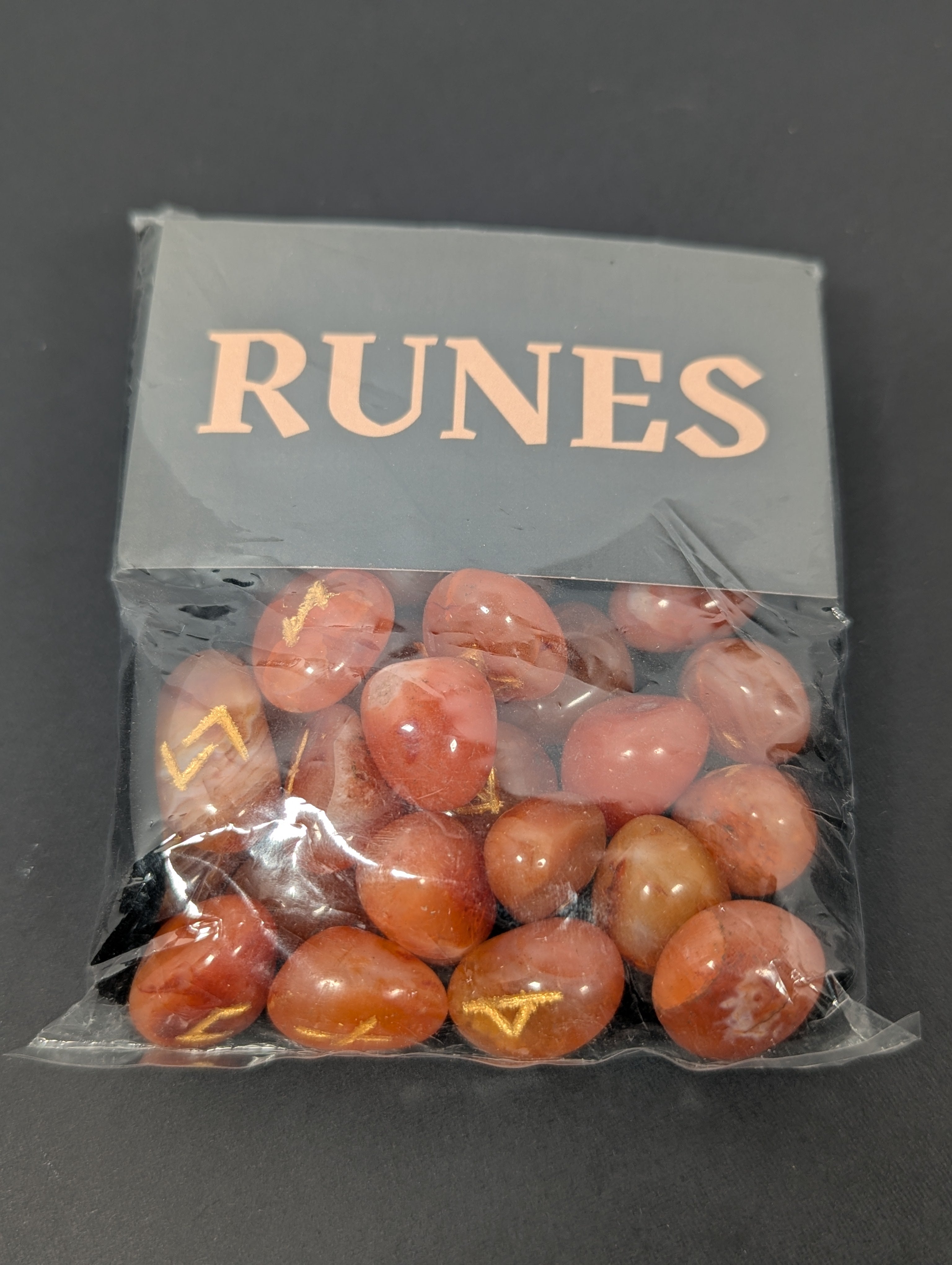 Red Jasper Rune Set