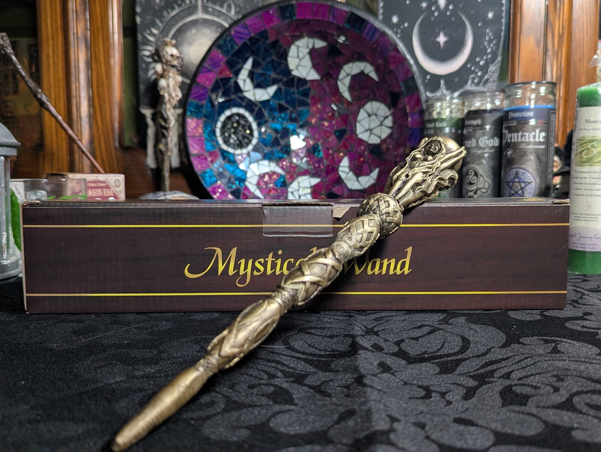 Premium Triple Goddess Mystical Decorative Wand