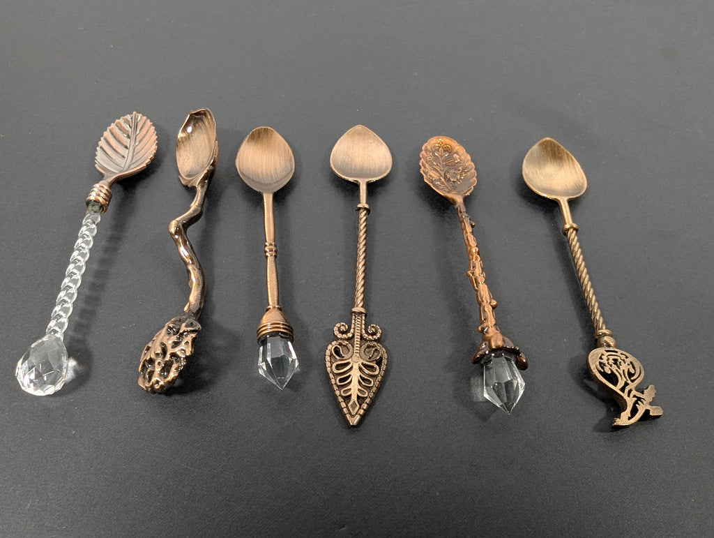 Assorted Copper-Tone Ritual Spoon