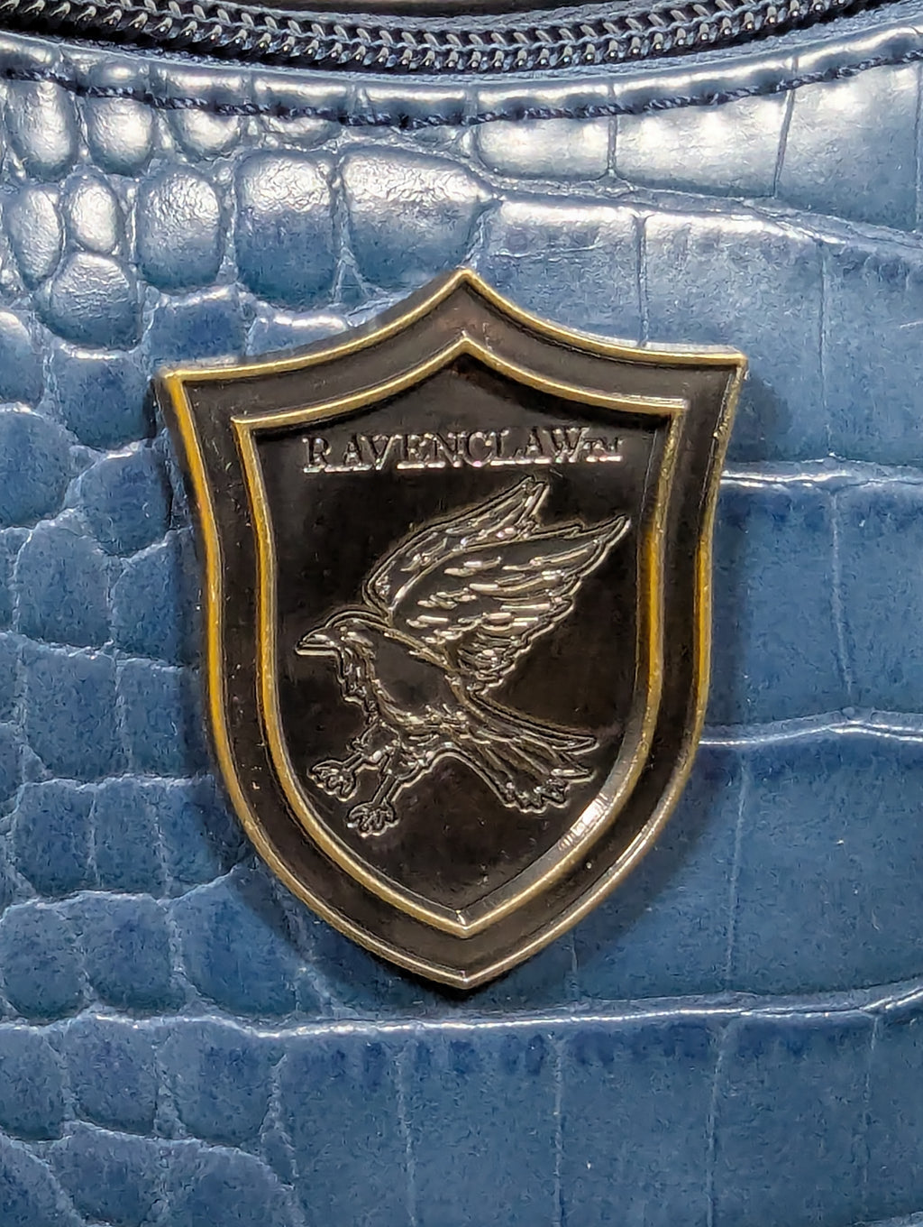 Harry Potter Ravenclaw Blue Croc-Style Purse