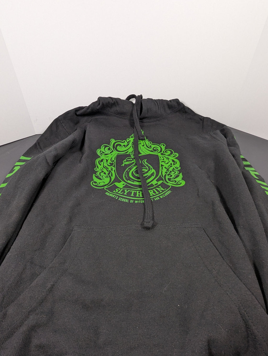 Harry Potter Black Slytherin Hoodie - Adult Small