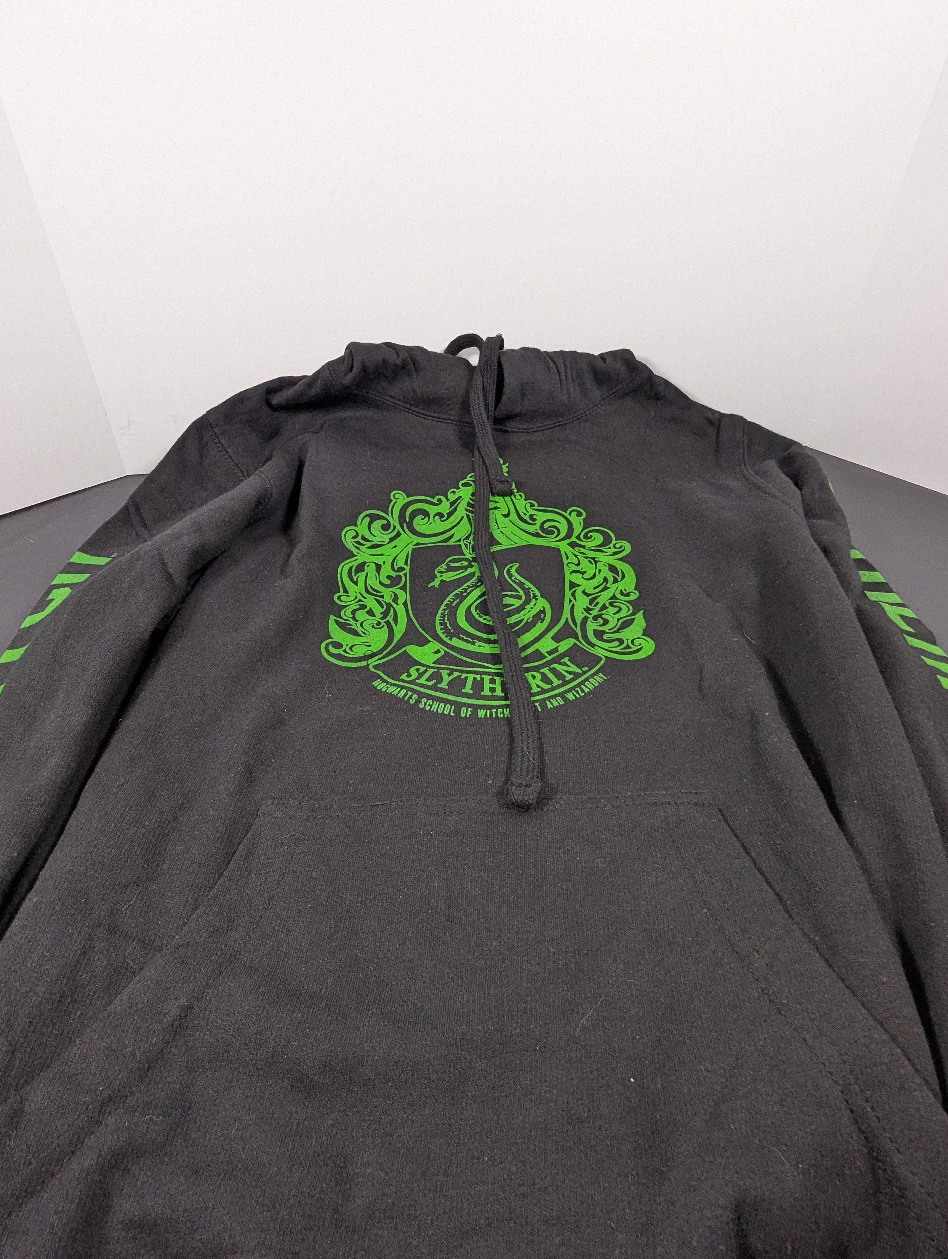 Harry Potter Black Slytherin Hoodie - Adult Small