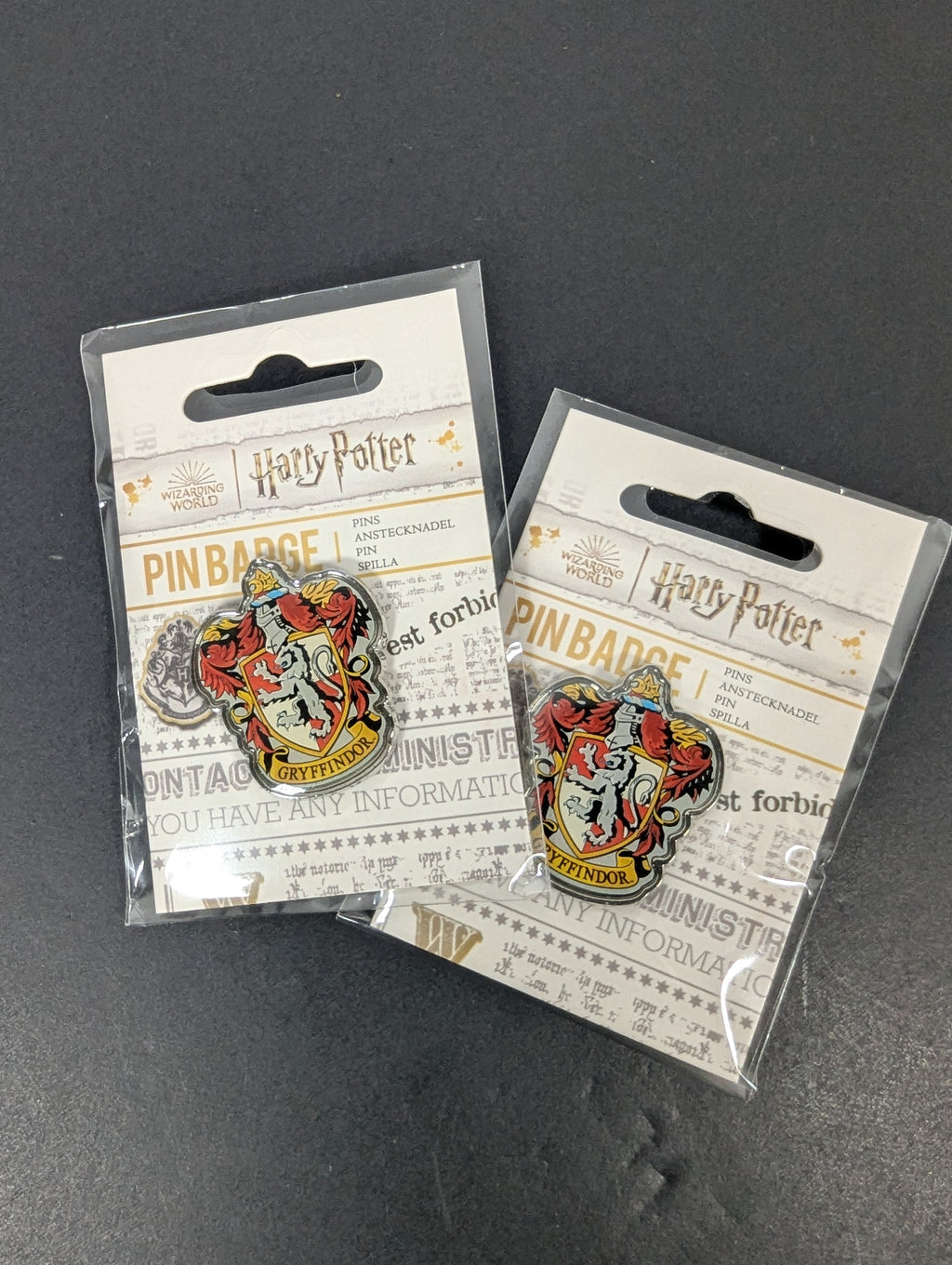 Harry Potter Gryffindor Pin Badge