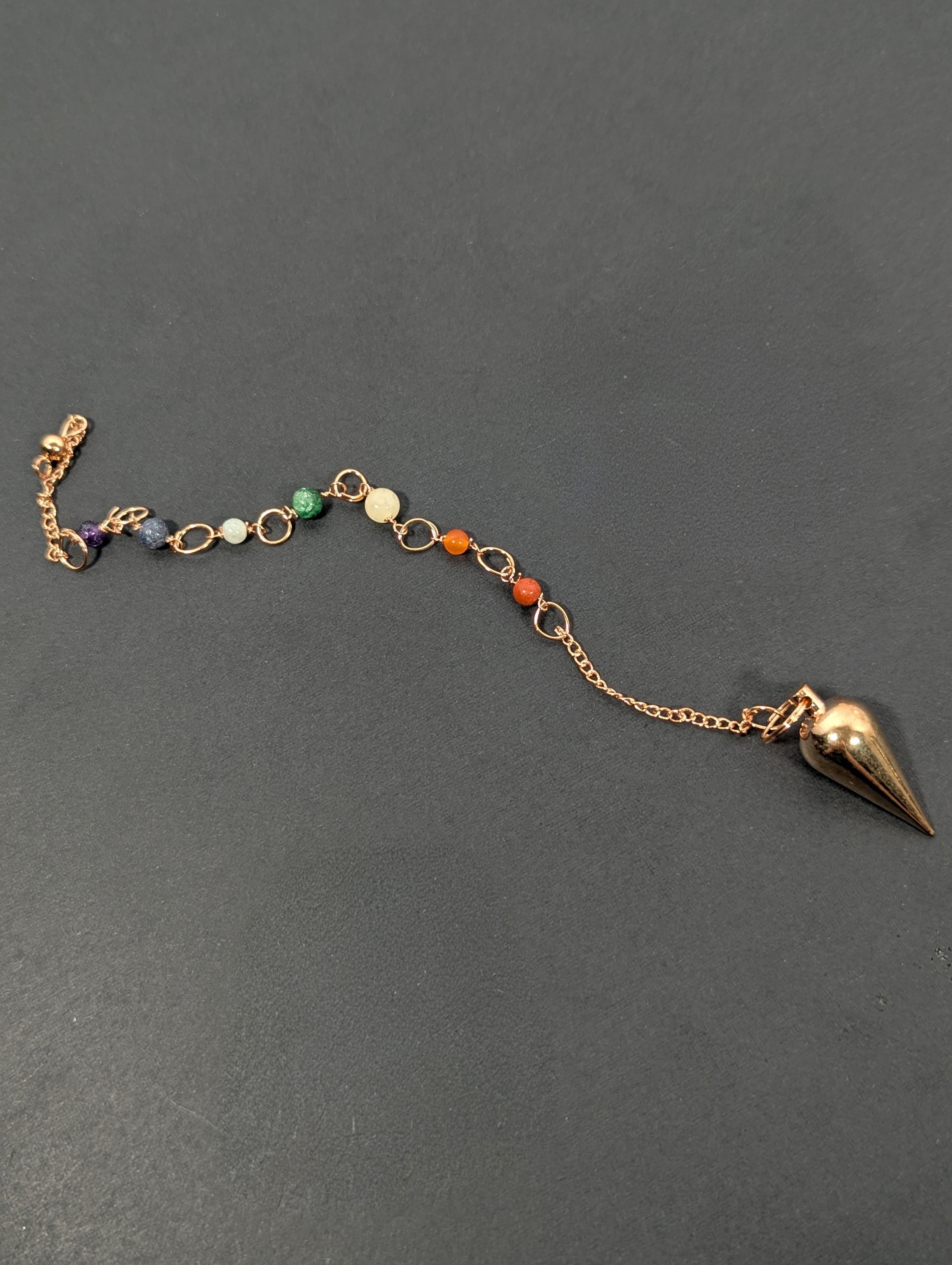 Mystery Chakra Copper Pendulum