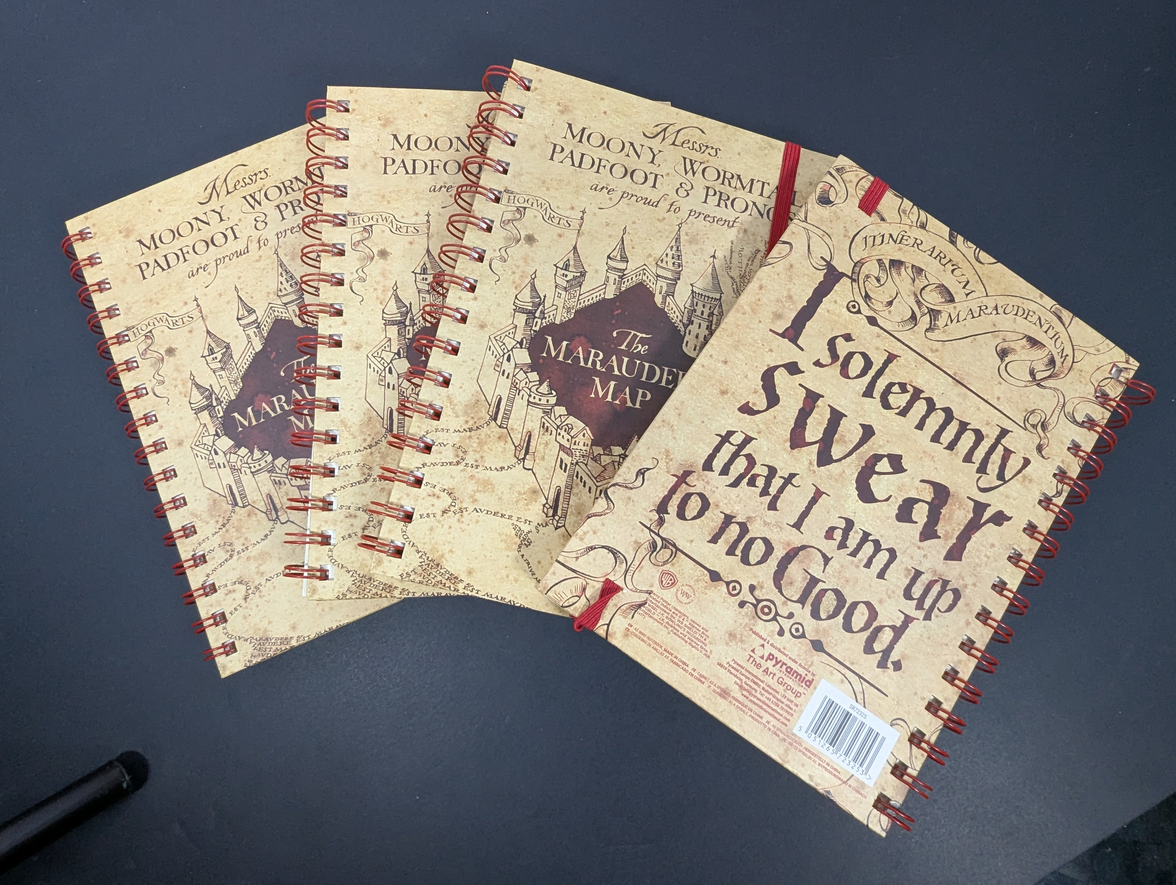 Harry Potter Marauder’s Map Spiral Notebook