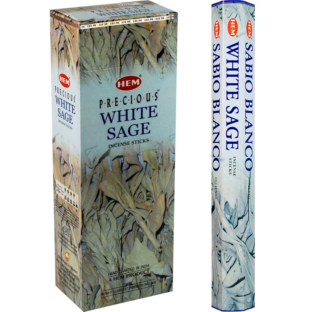 HEM White Sage Hex Incense Sticks
