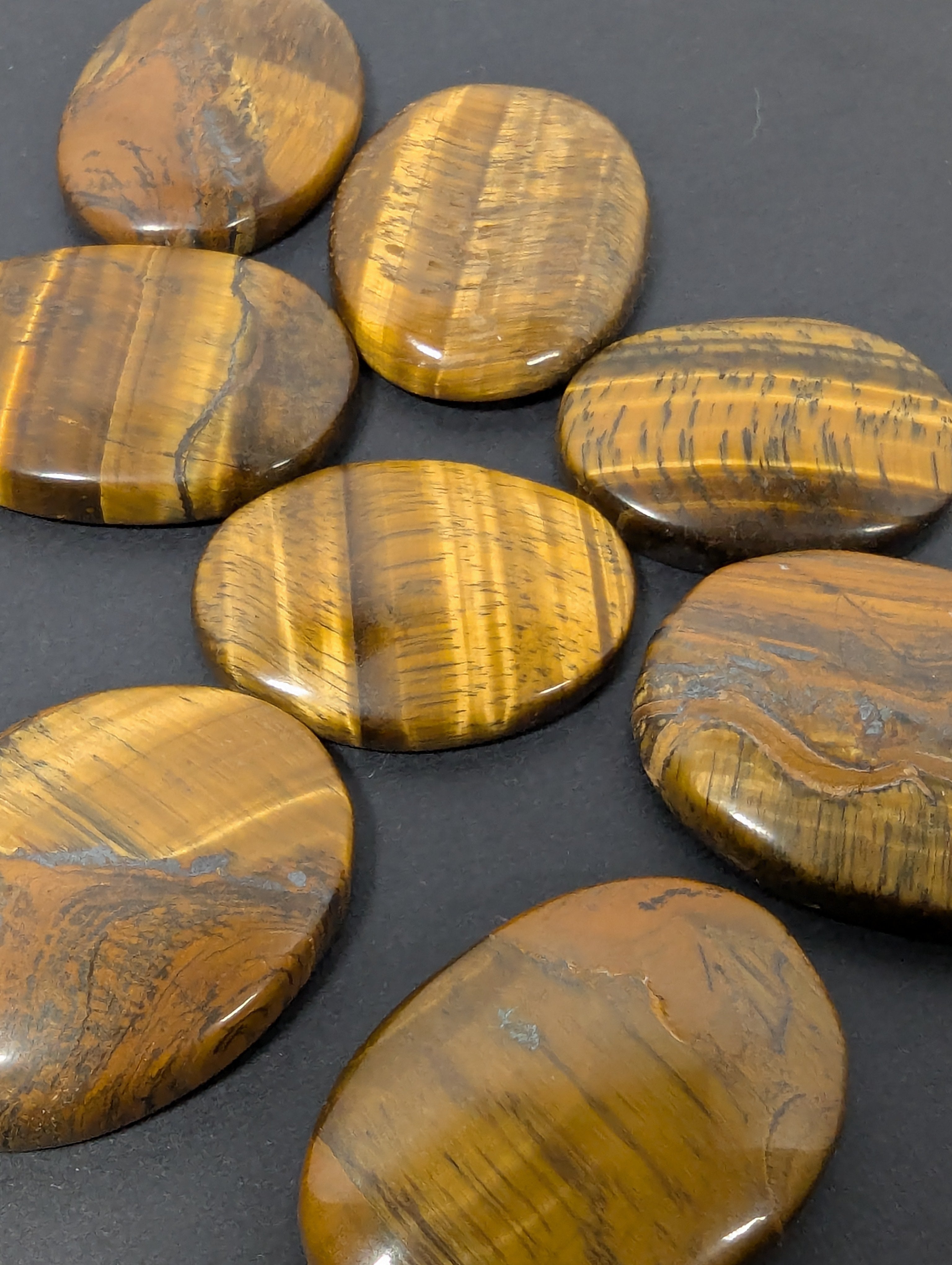 Tiger’s Eye Worry Stone