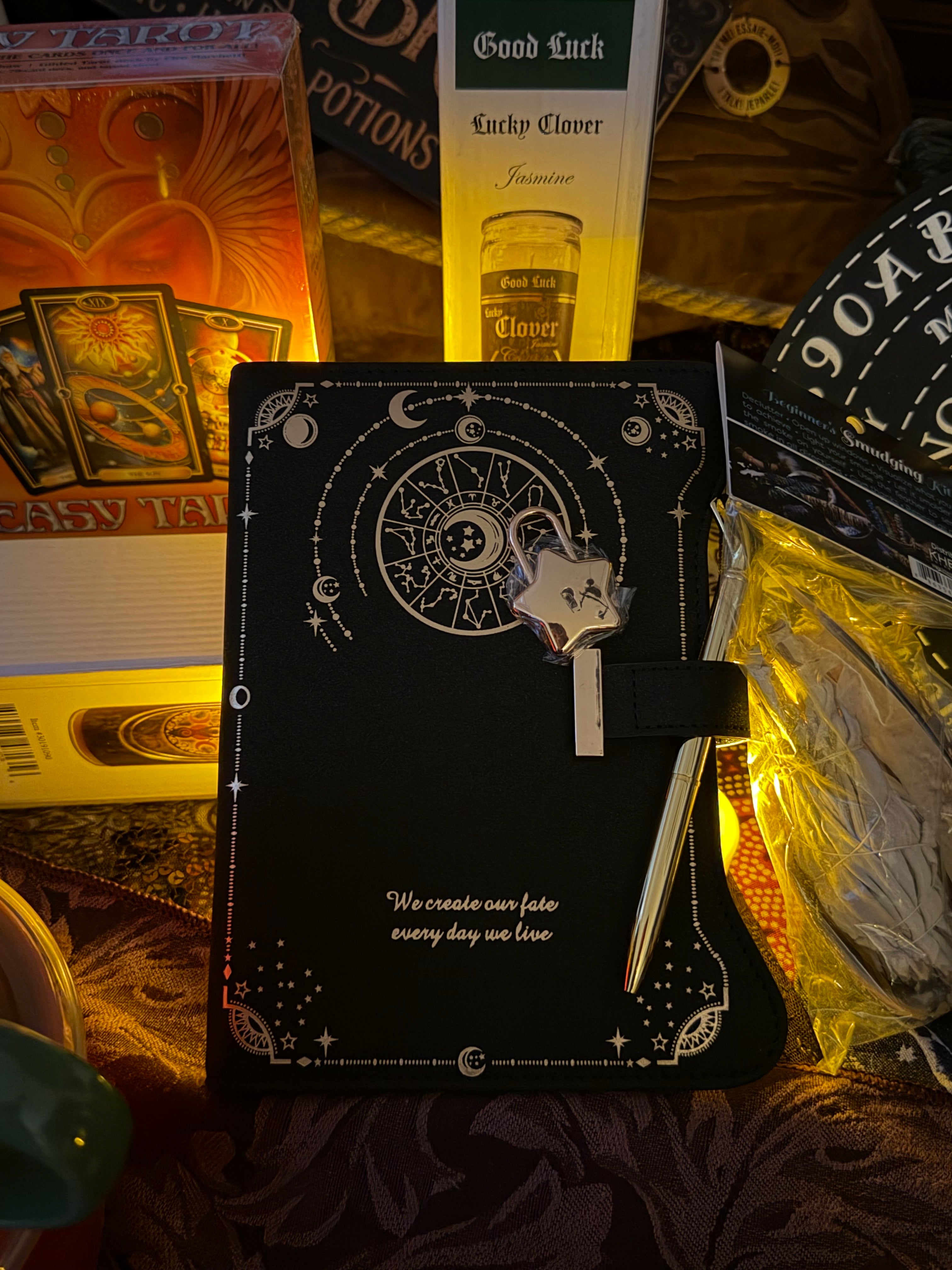 Celestial Lock & Key Diary