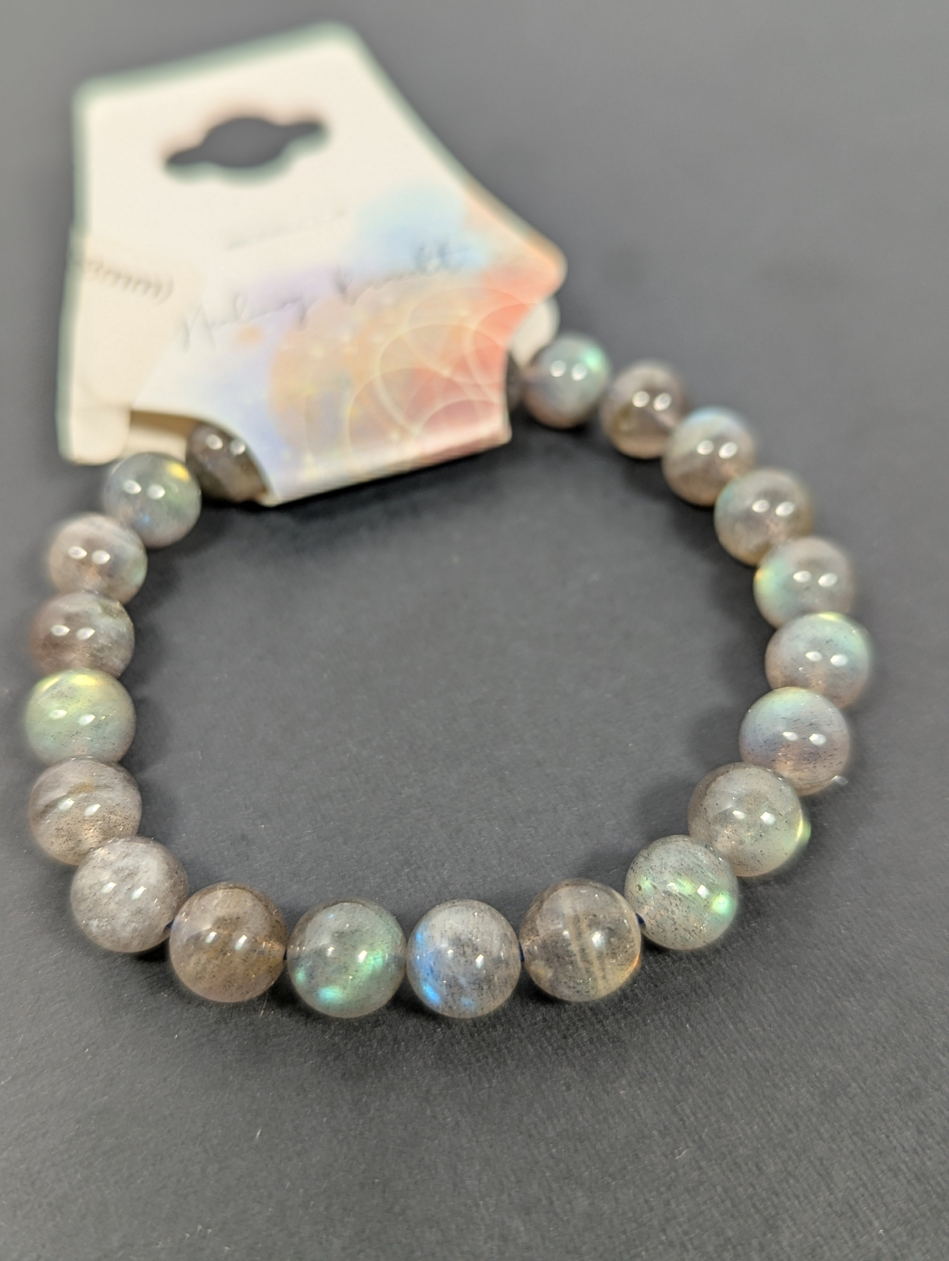 Enhanced Labradorite Bead Bracelet