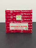Satya Dragon’s Blood Dhoop Cone Incense (12 Cones with Burner Disc)