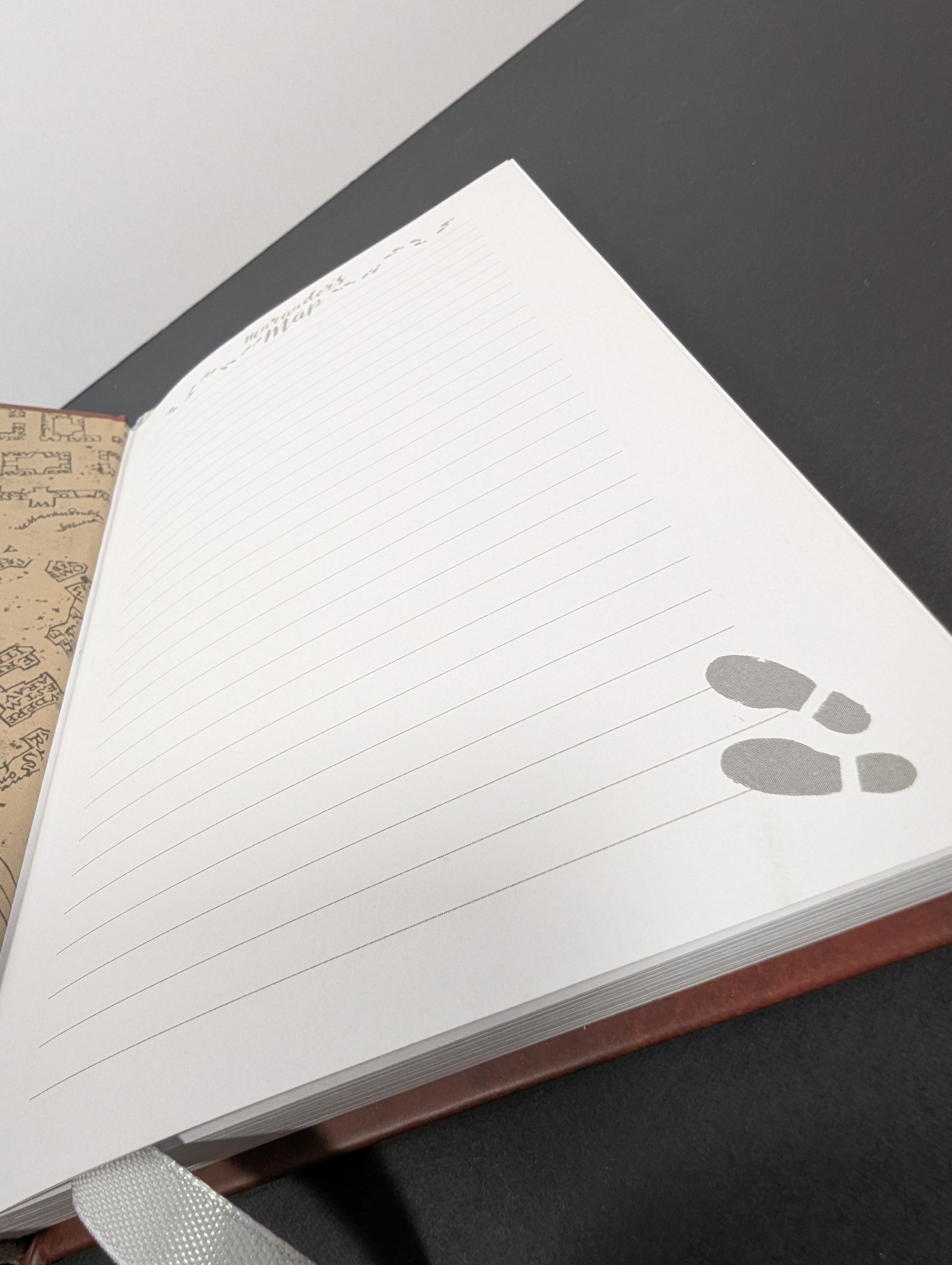 Harry Potter Marauder’s Map Hardcover Notebook