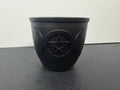 Triple Moon Pentacle Ceramic Mini Cauldron (2.5”)