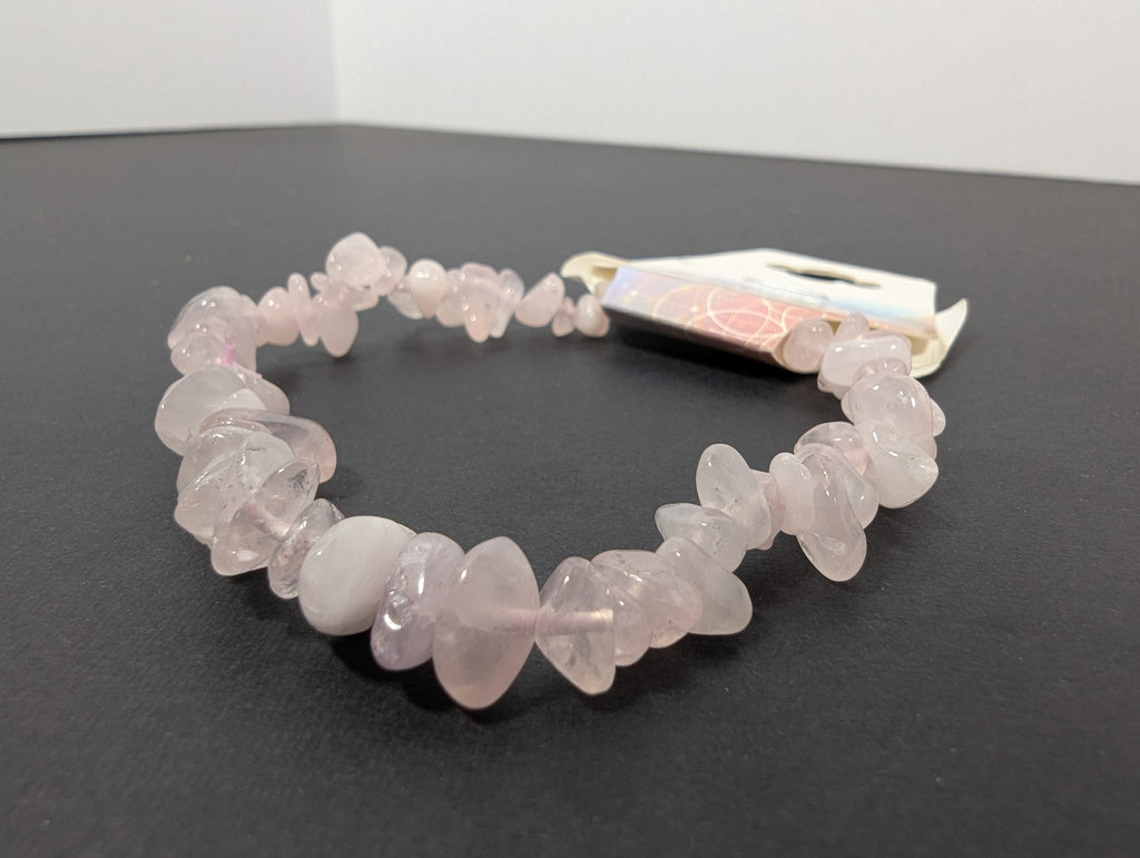 Rose Quartz Chip Bracelet