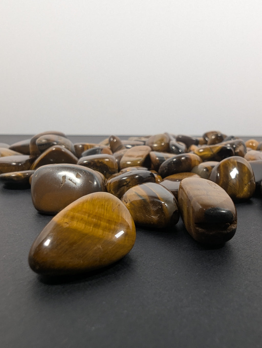 Gold Tiger Eye Tumbled Stone