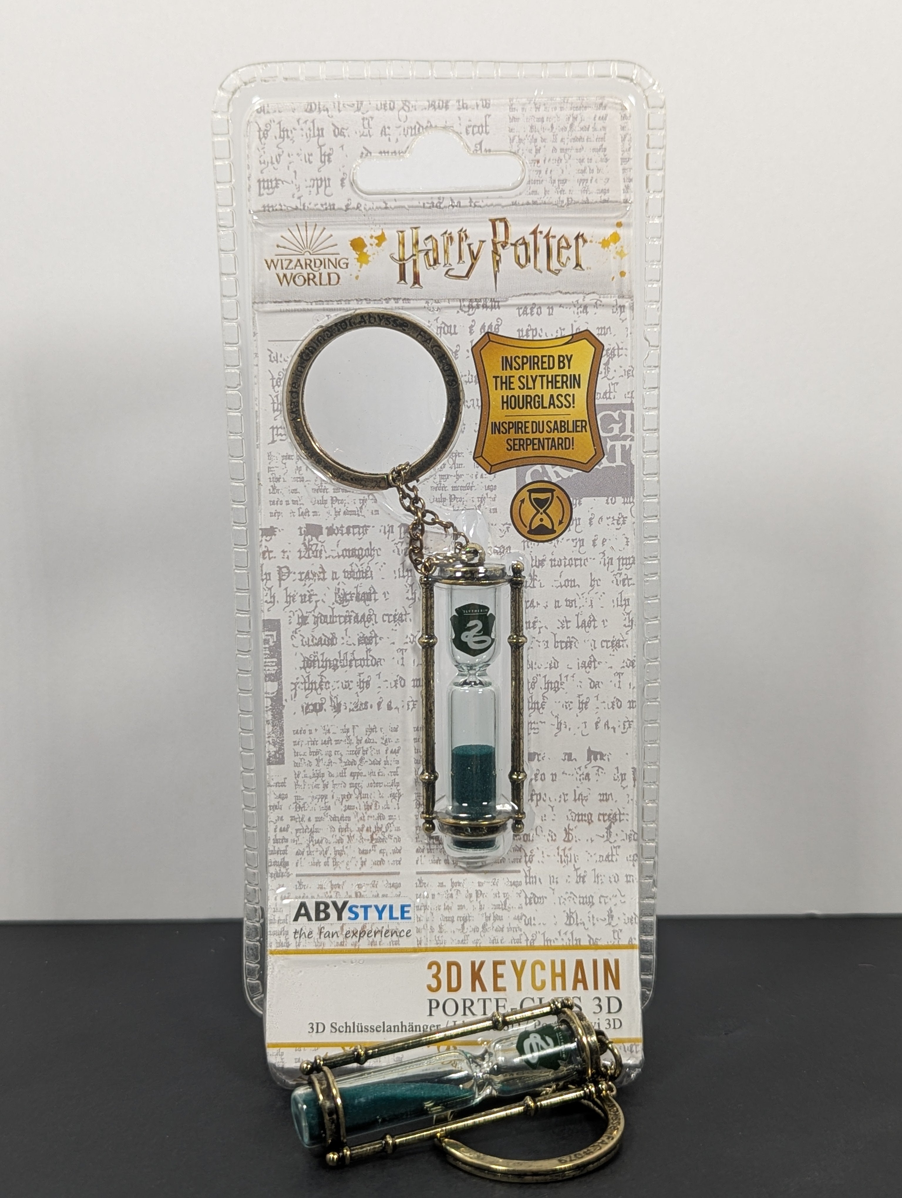 Harry Potter Slytherin Hourglass 3D Keychain