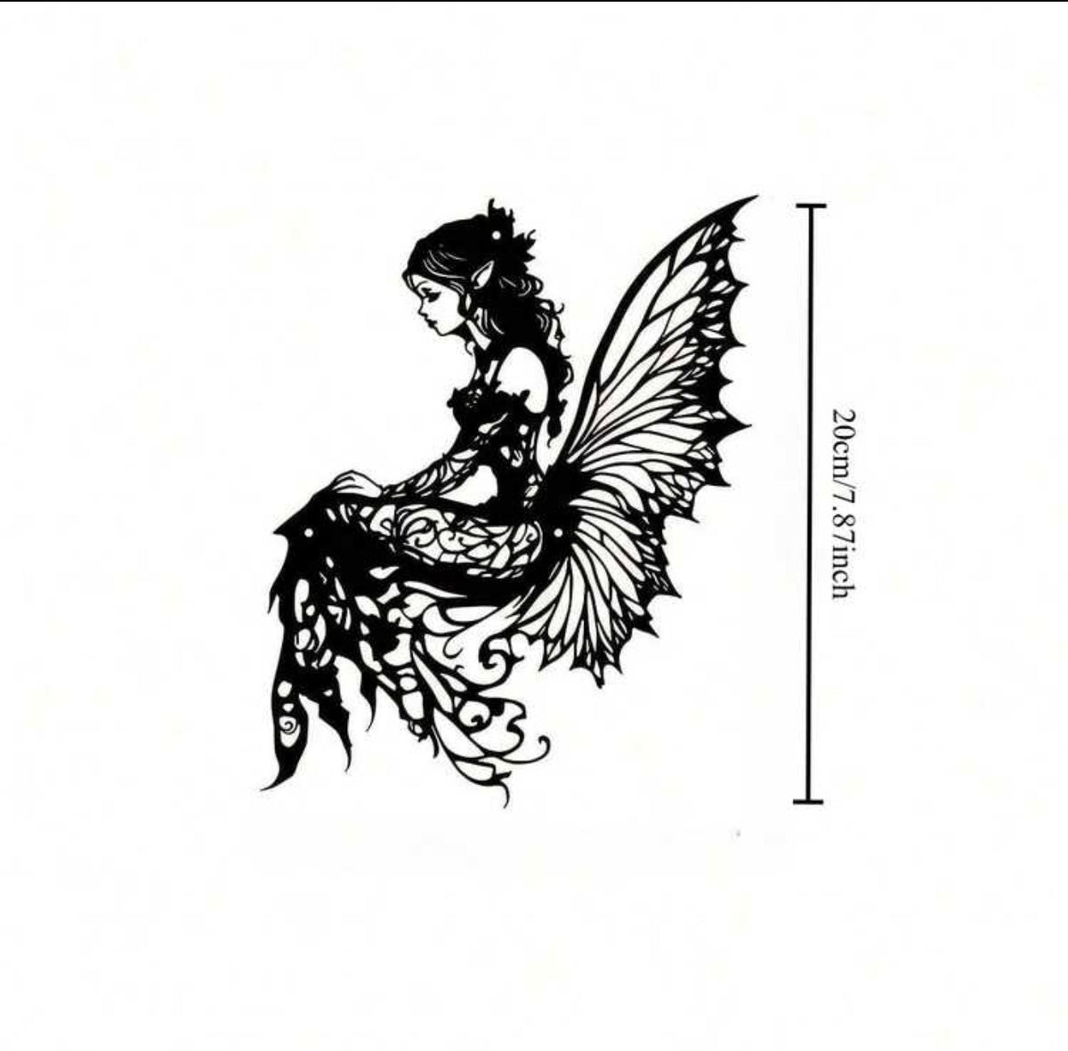 Enchanted Fairy Metal Wall Art – 40 cm