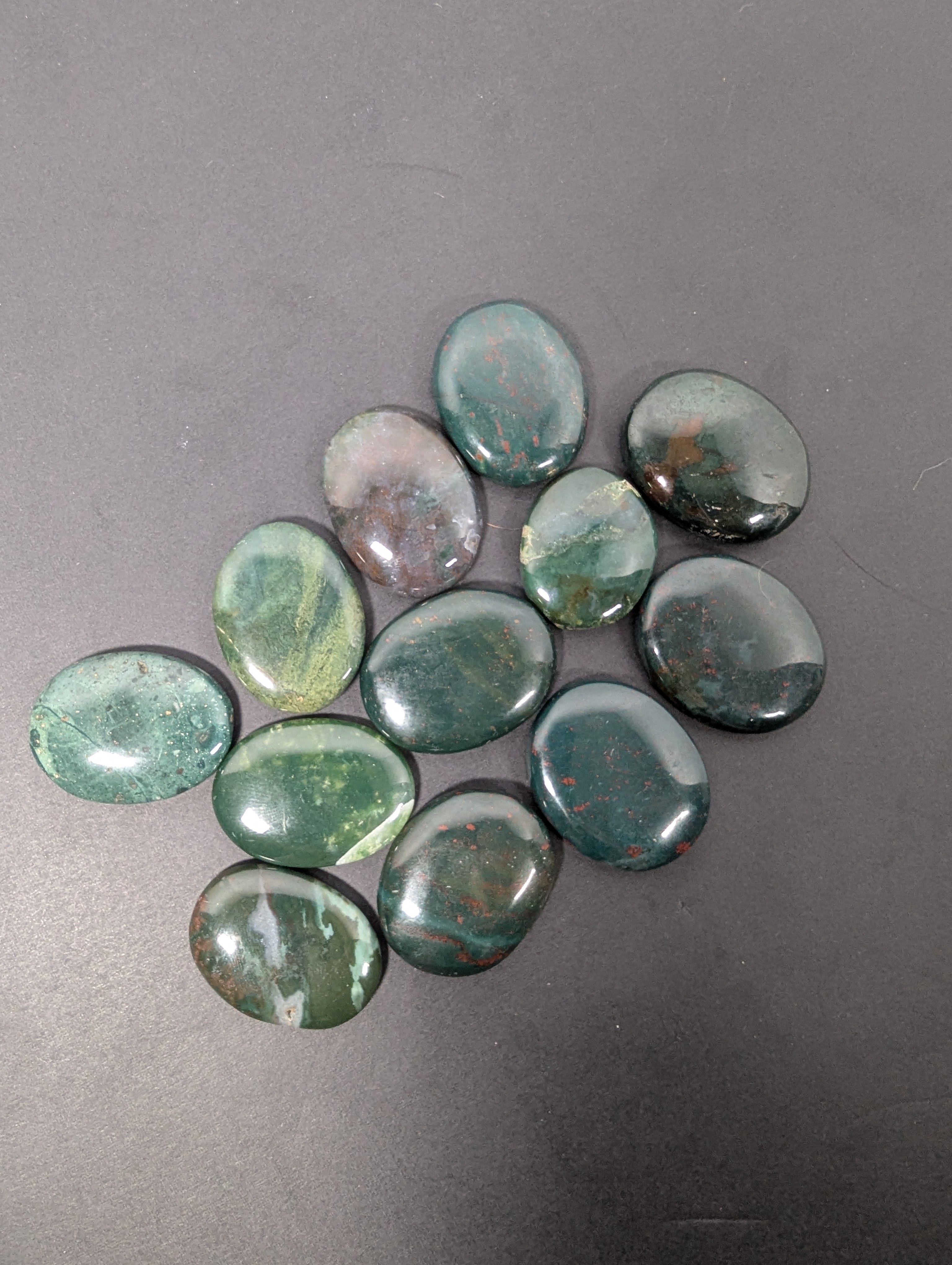 Bloodstone Worry Stone