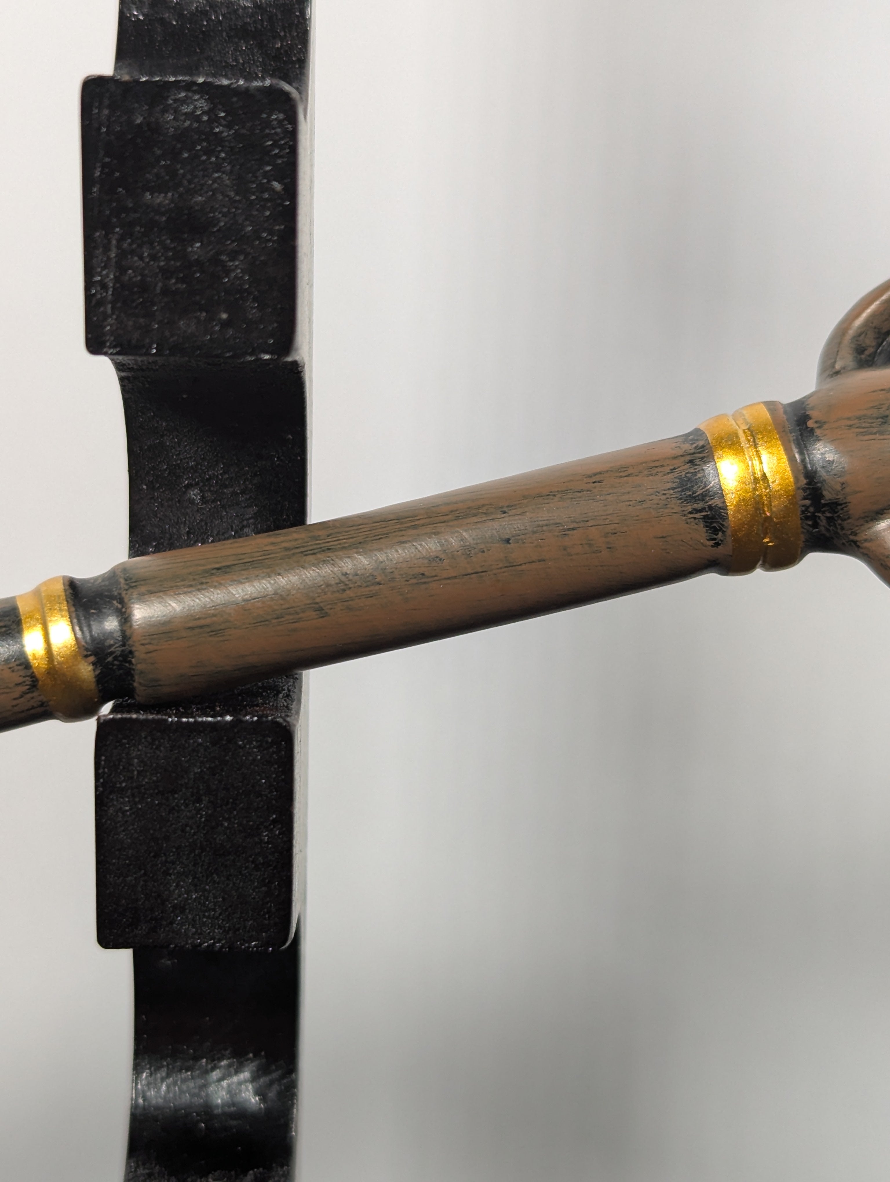 High-Grade Carbon Steel Dark Wizard-Inspired Wand – Skull Handle Style