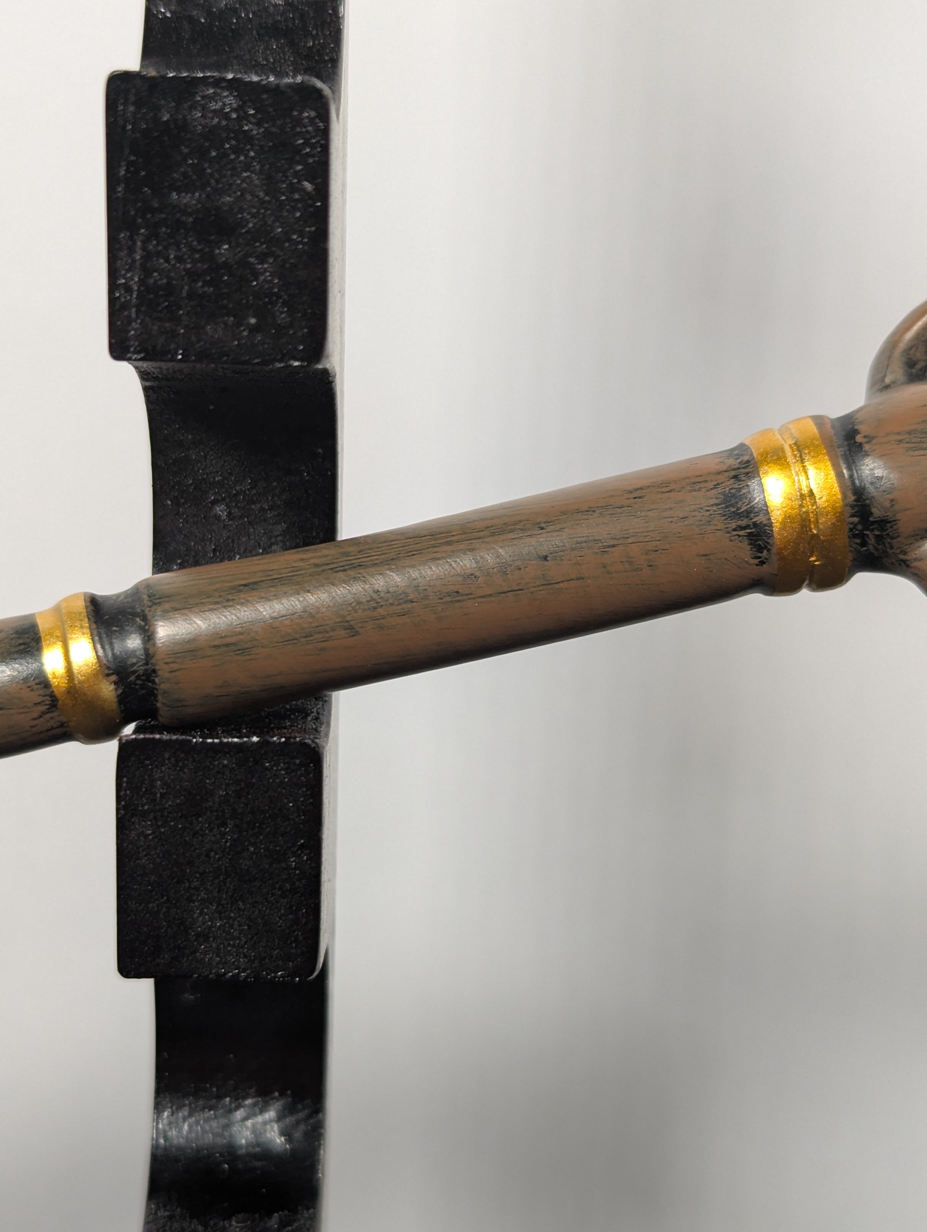 High-Grade Carbon Steel Dark Wizard-Inspired Wand – Skull Handle Style