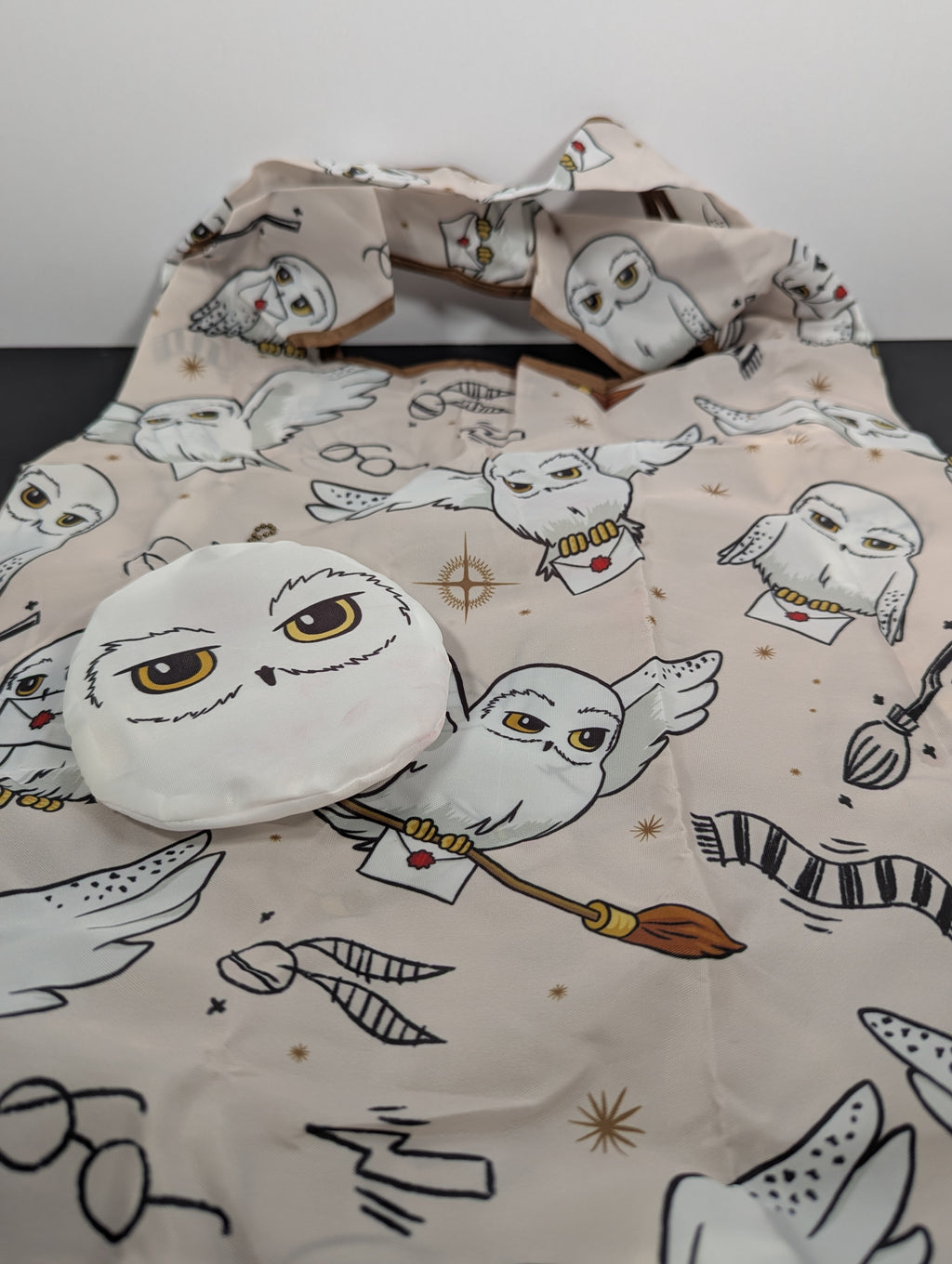 Official Harry Potter Hedwig Foldable Tote Bag